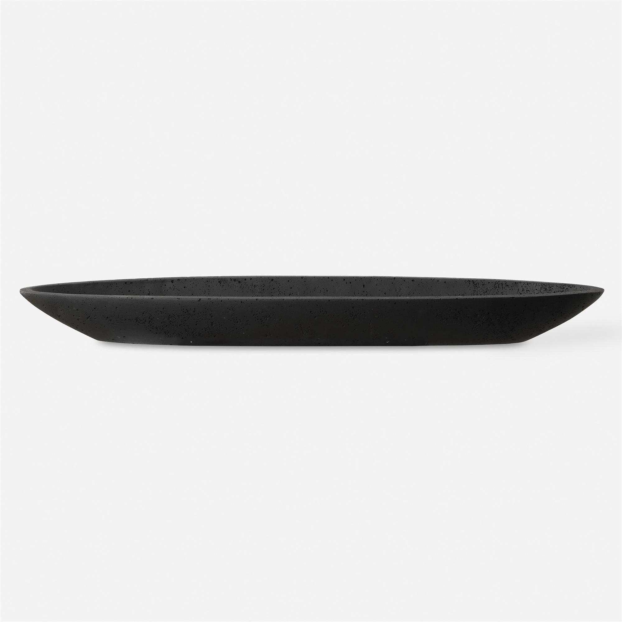 Shown in Embrace The Perfect Fusion Of Aesthetics And Utility With This Canoe-Shaped Bowl, Crafted From A Uni finish