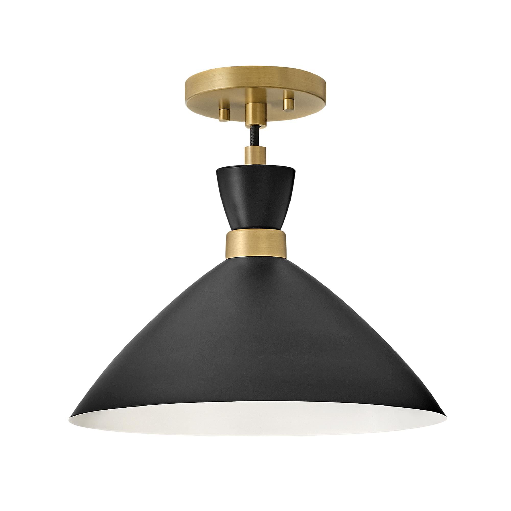 Shown in Black With Heritage Brass Accents finish