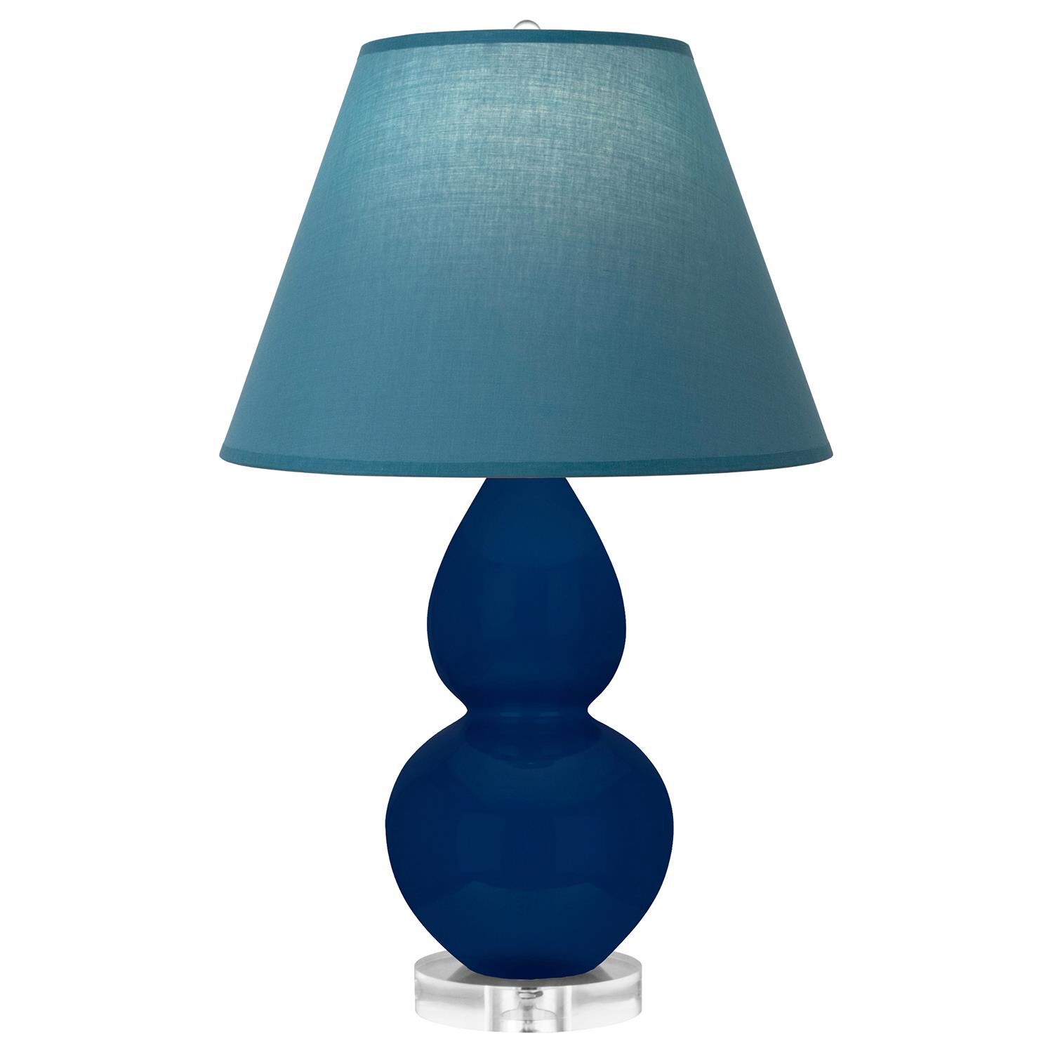 Shown in Cobalt finish and Bright Blue and Gray shade and Lucite accent