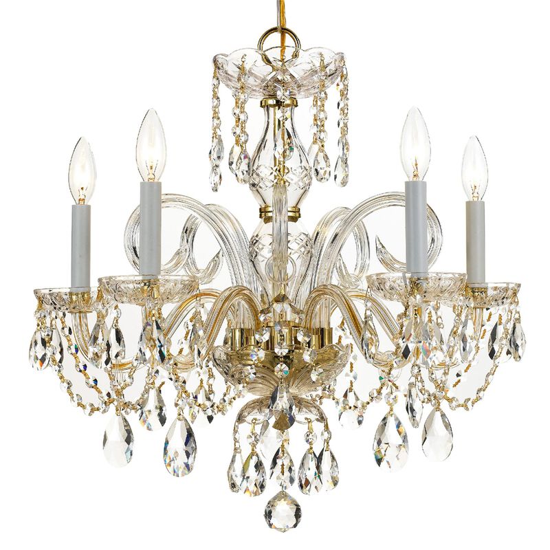 Traditional Crystal 22 Inch Chandelier by Crystorama