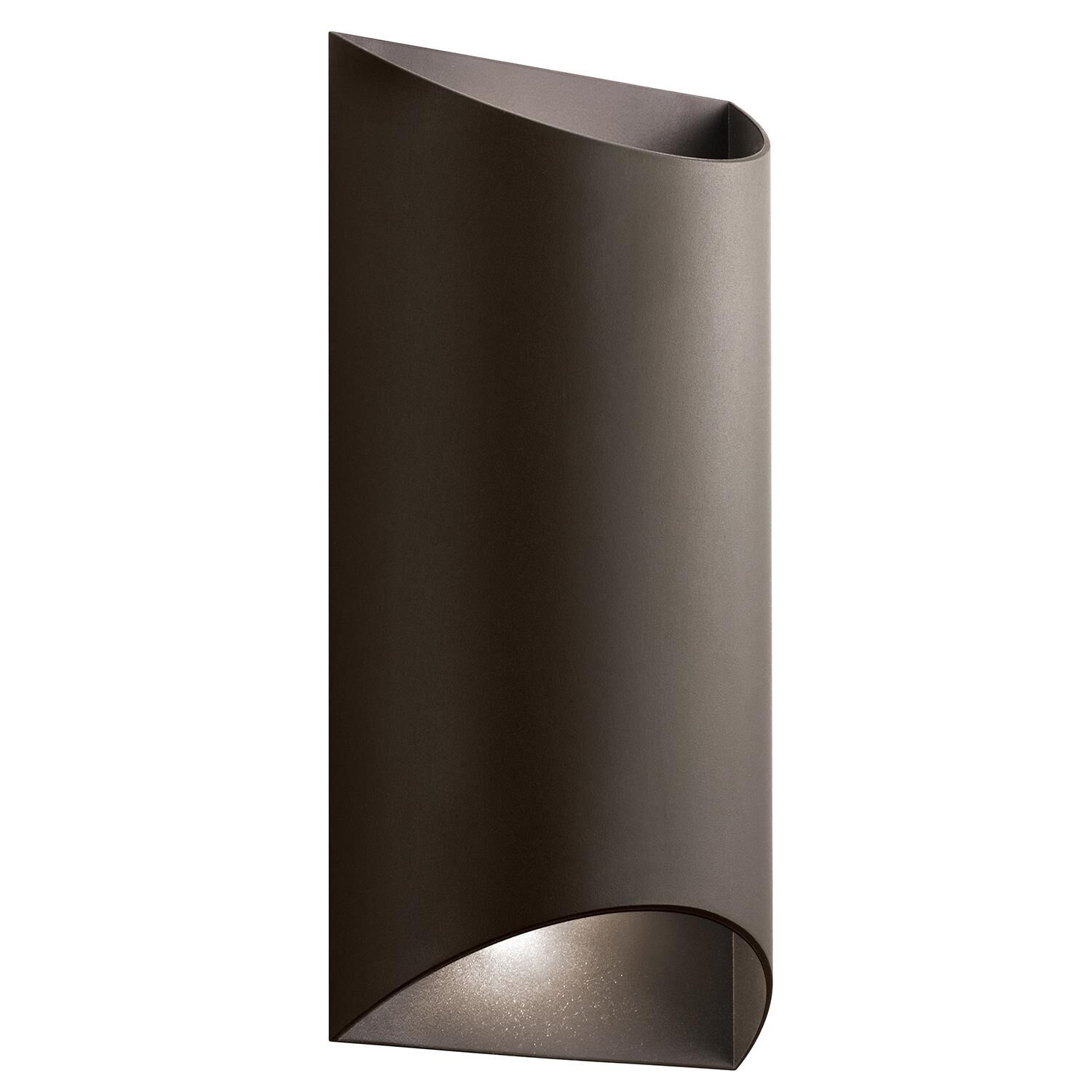 Shown in Textured Architectural Bronze finish and Clear Tempered  With Inside Etch glass
