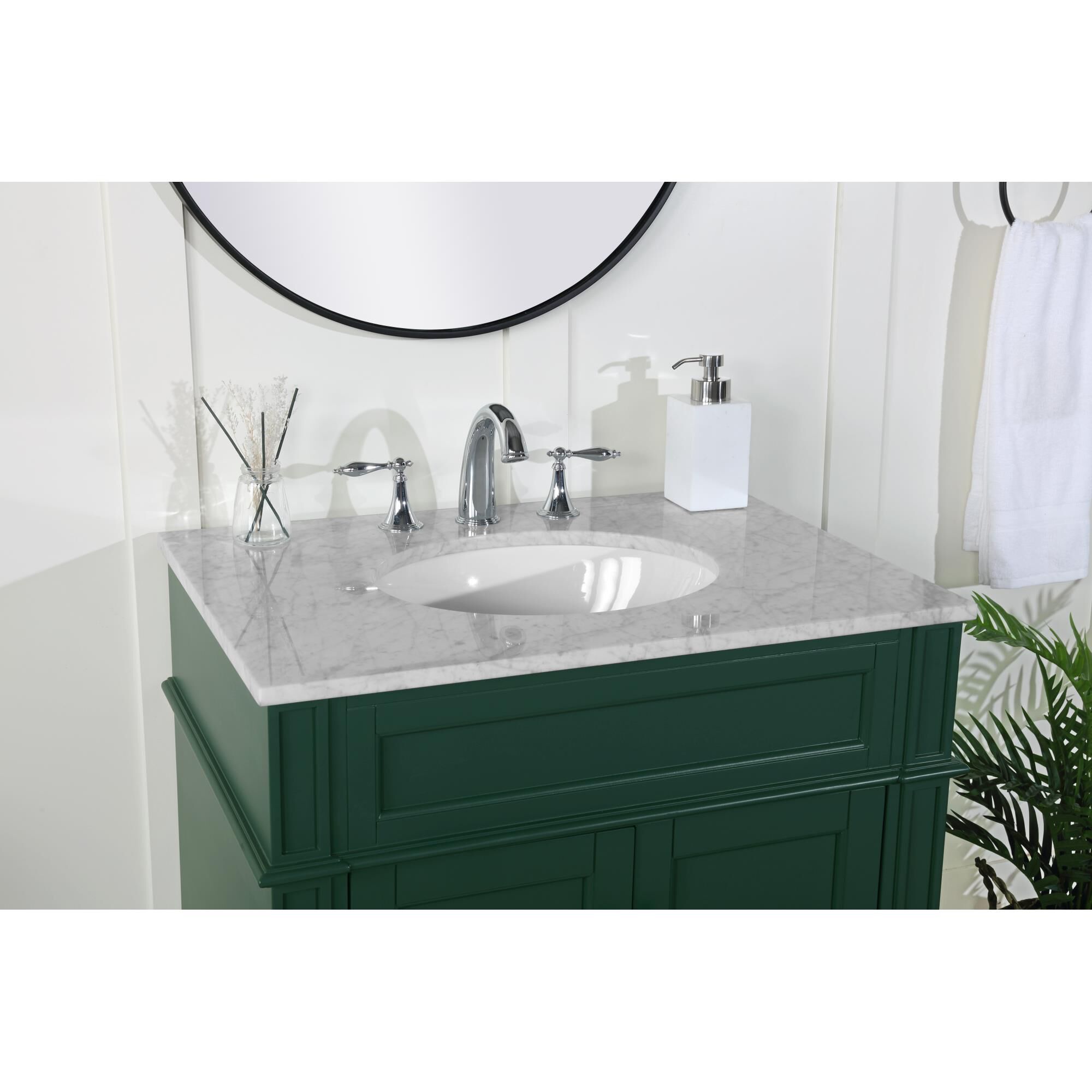 Shown in Green finish