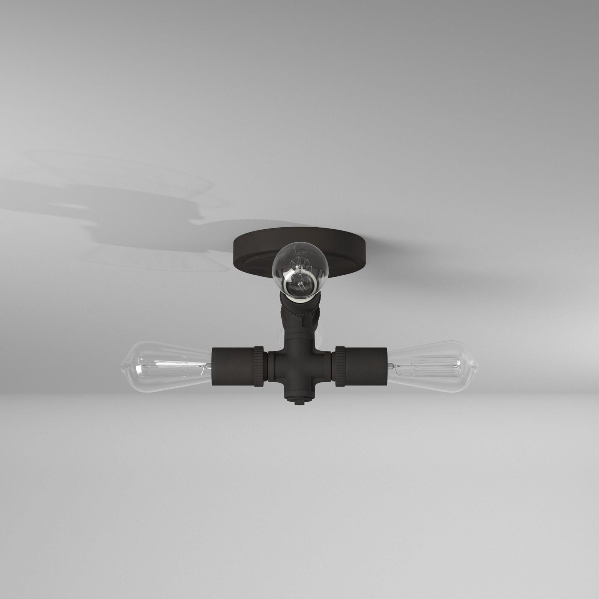 Eglo Wymer 6 Inch 4 Light Flush Mount by Eglo Lighting