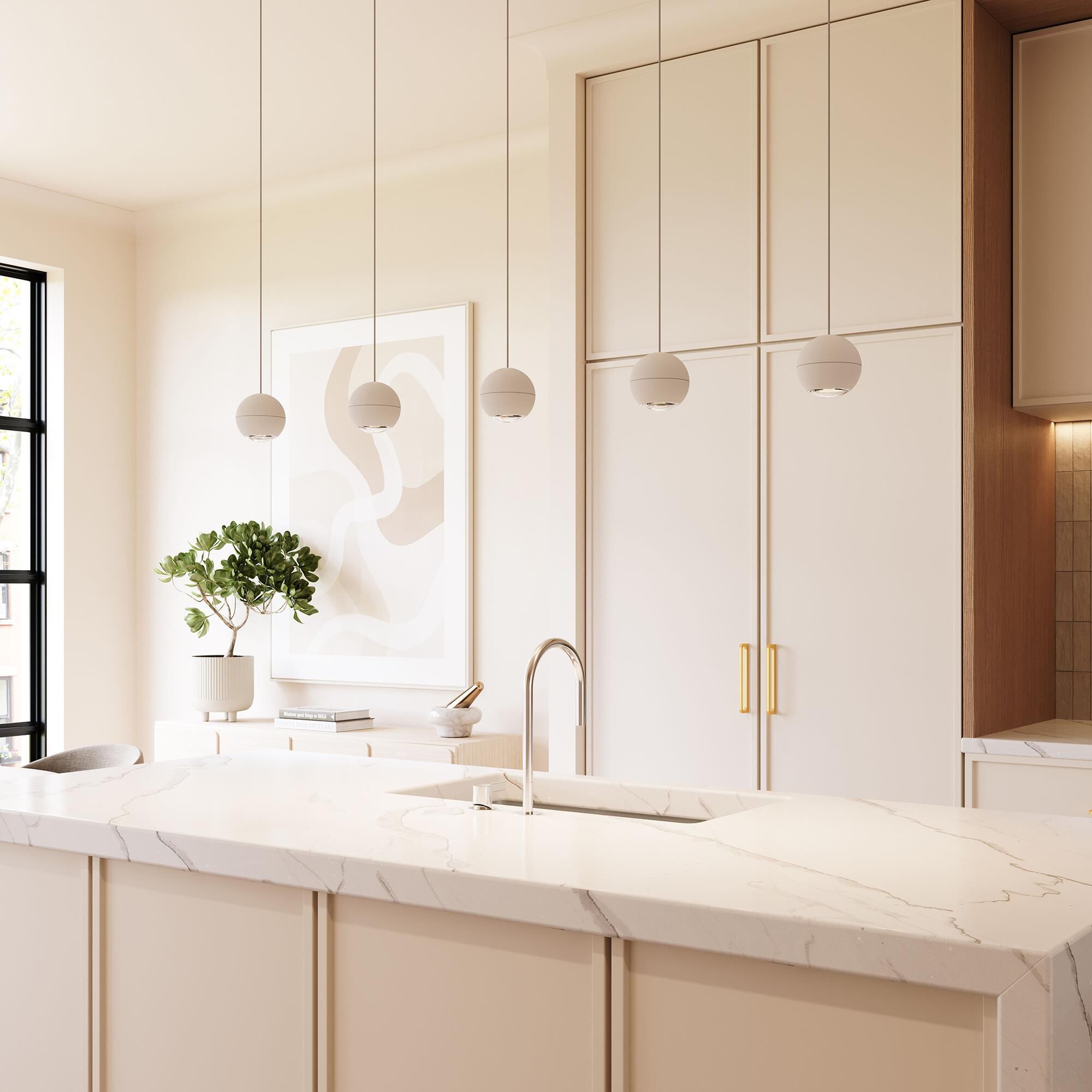 Shown in Textured White finish