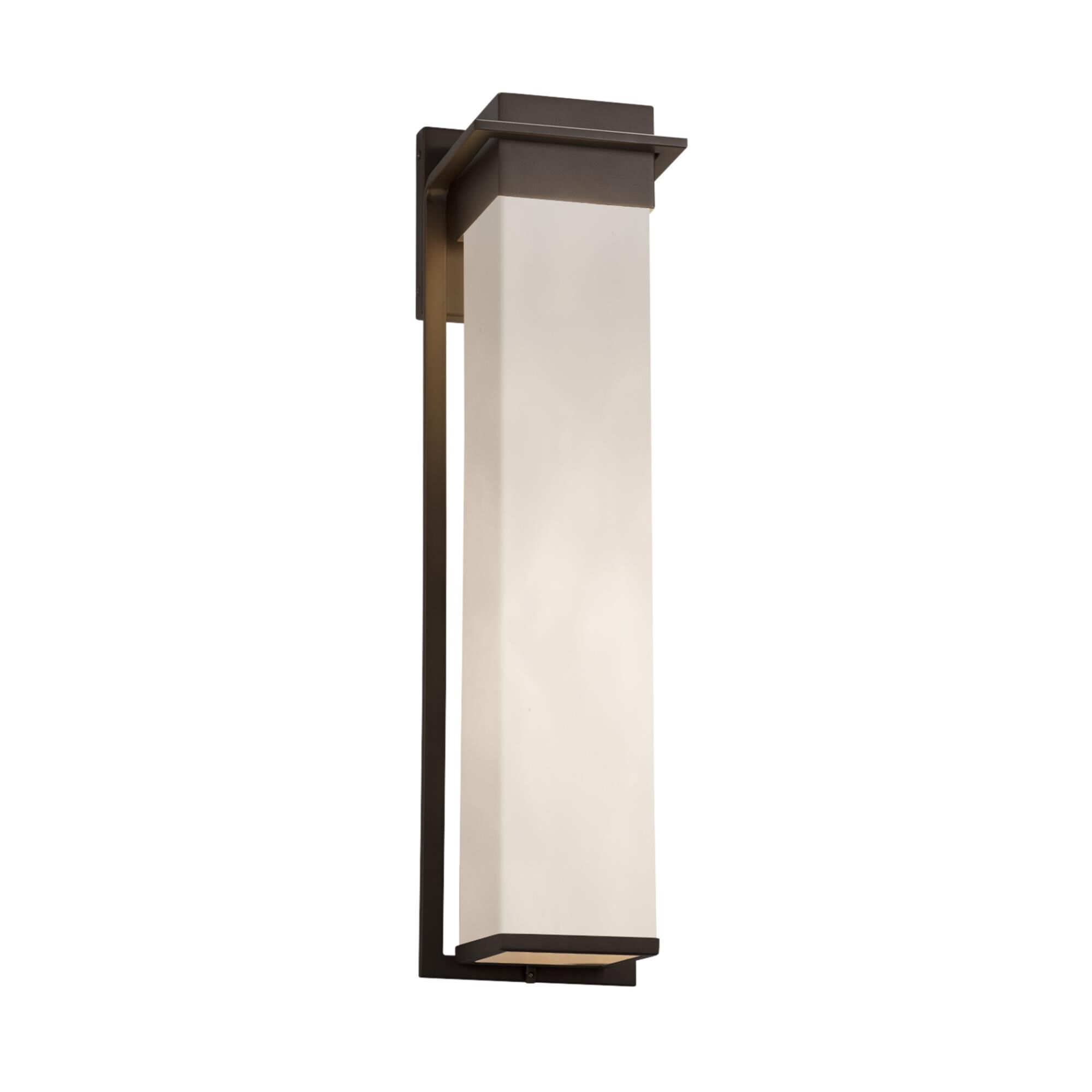 Justice Design Group Clouds 24 Inch Tall LED Outdoor Wall Light