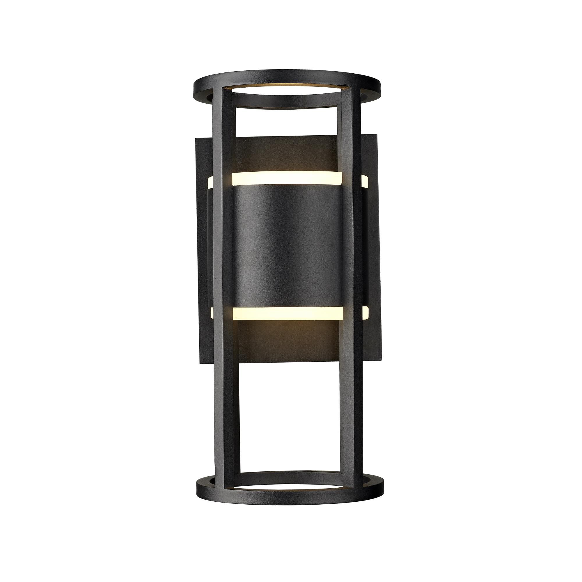 Luca 12 Inch Tall 2 Light LED Outdoor Wall Light by Z-Lite