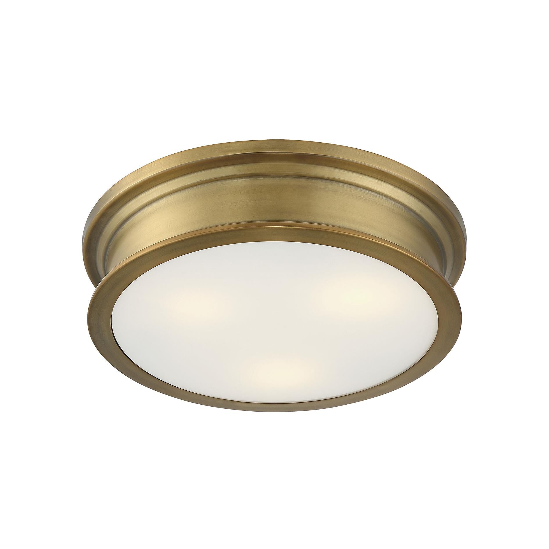 Watkins 16 Inch 3 Light Flush Mount by Savoy House