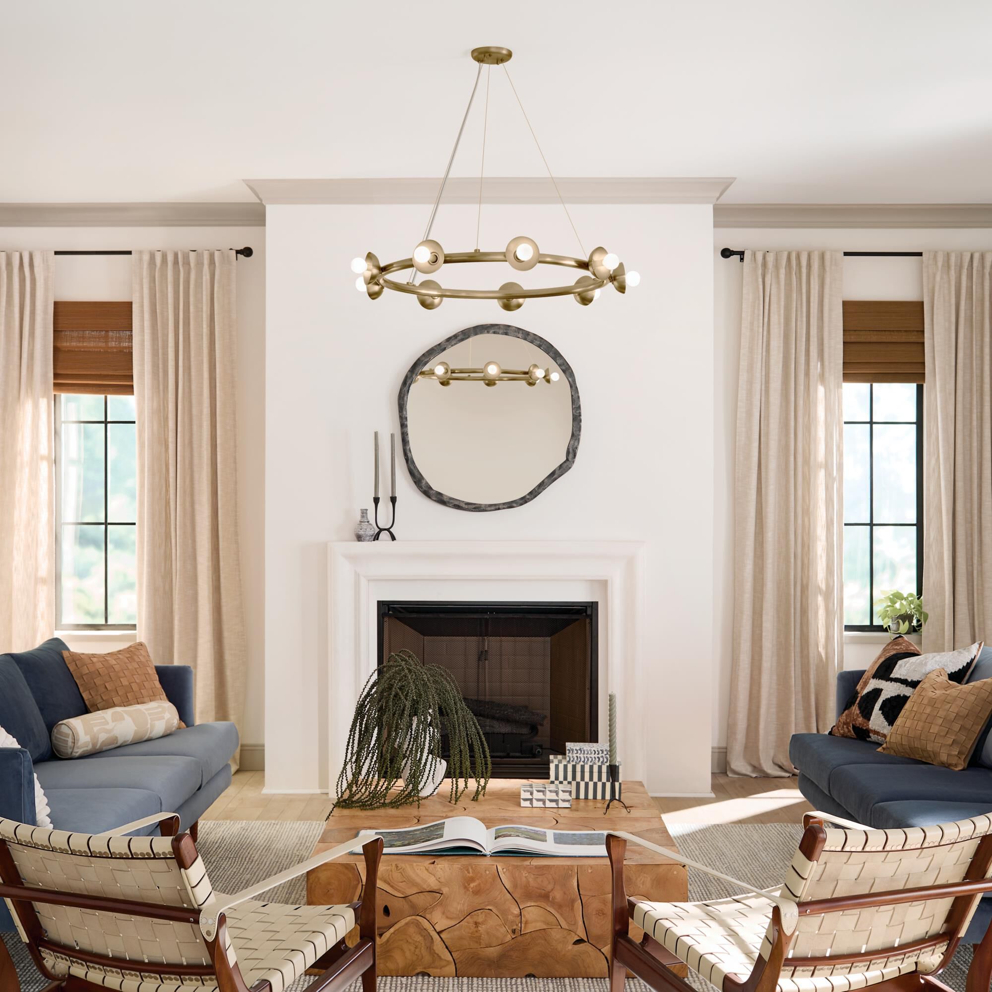 Palta 34 Inch 9 Light Chandelier by Kichler Lighting