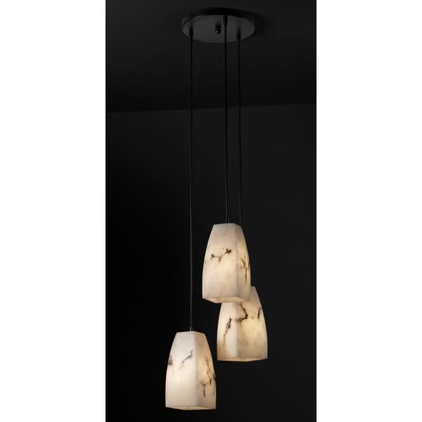 Lumenaria 5 Inch 3 Light Multi Light Pendant by Justice Design Group