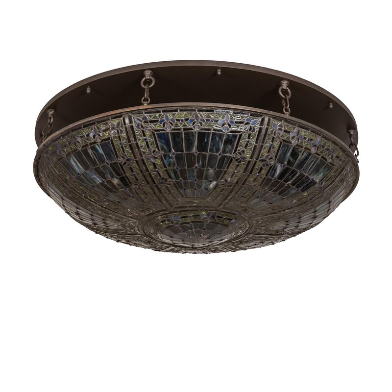 Fleur-De-Lis 40 Inch 8 Light Flush Mount by Meyda Lighting