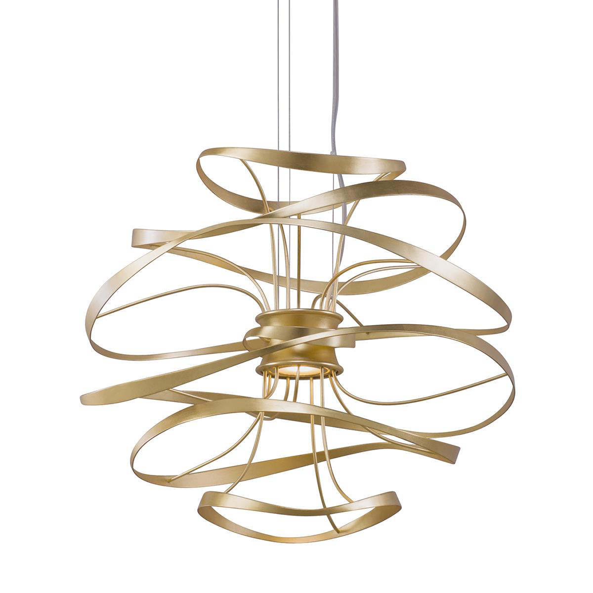 Shown in Gold Leaf With Polished Stainless Accents finish