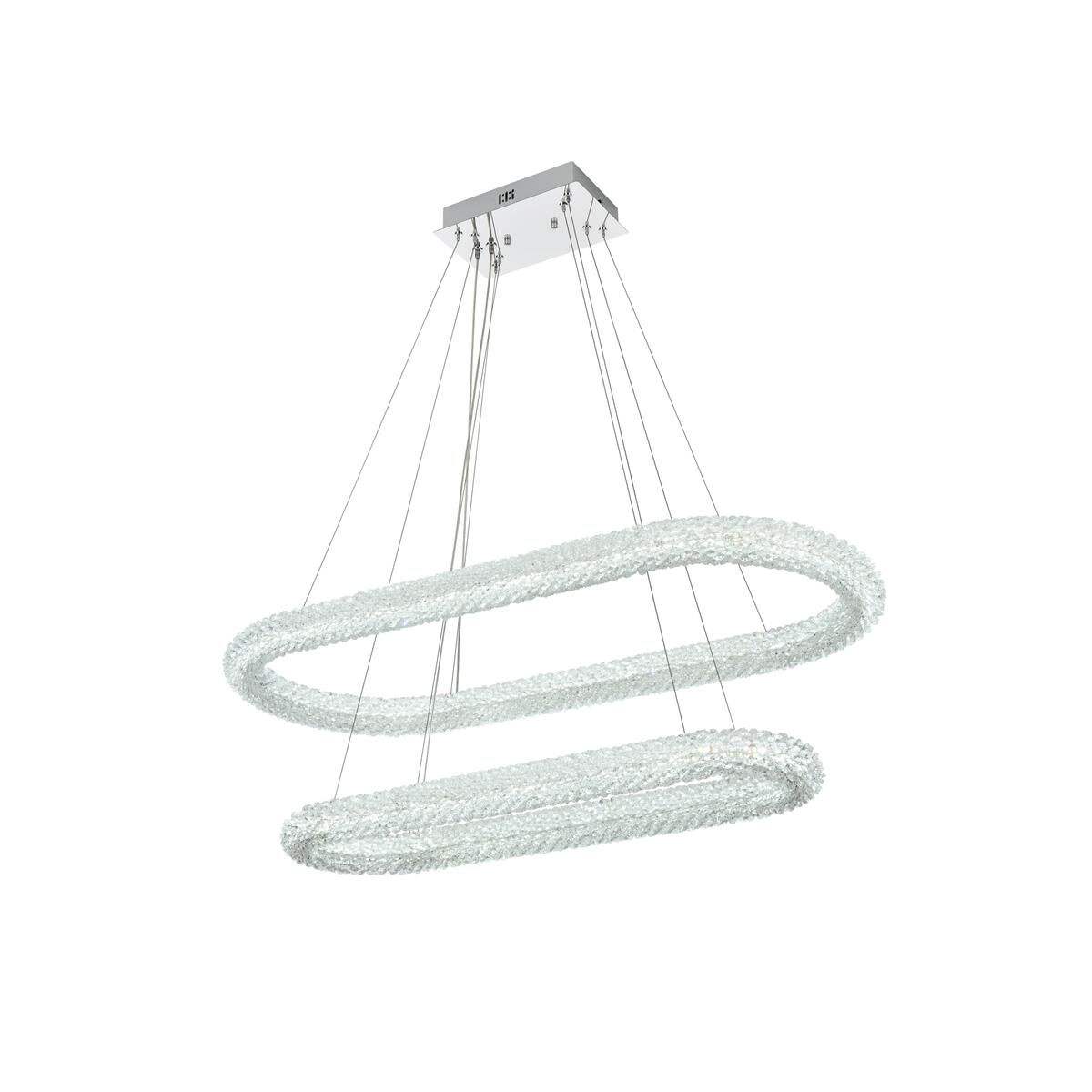 Shown in Chrome finish and Clear Royal Cut crystal