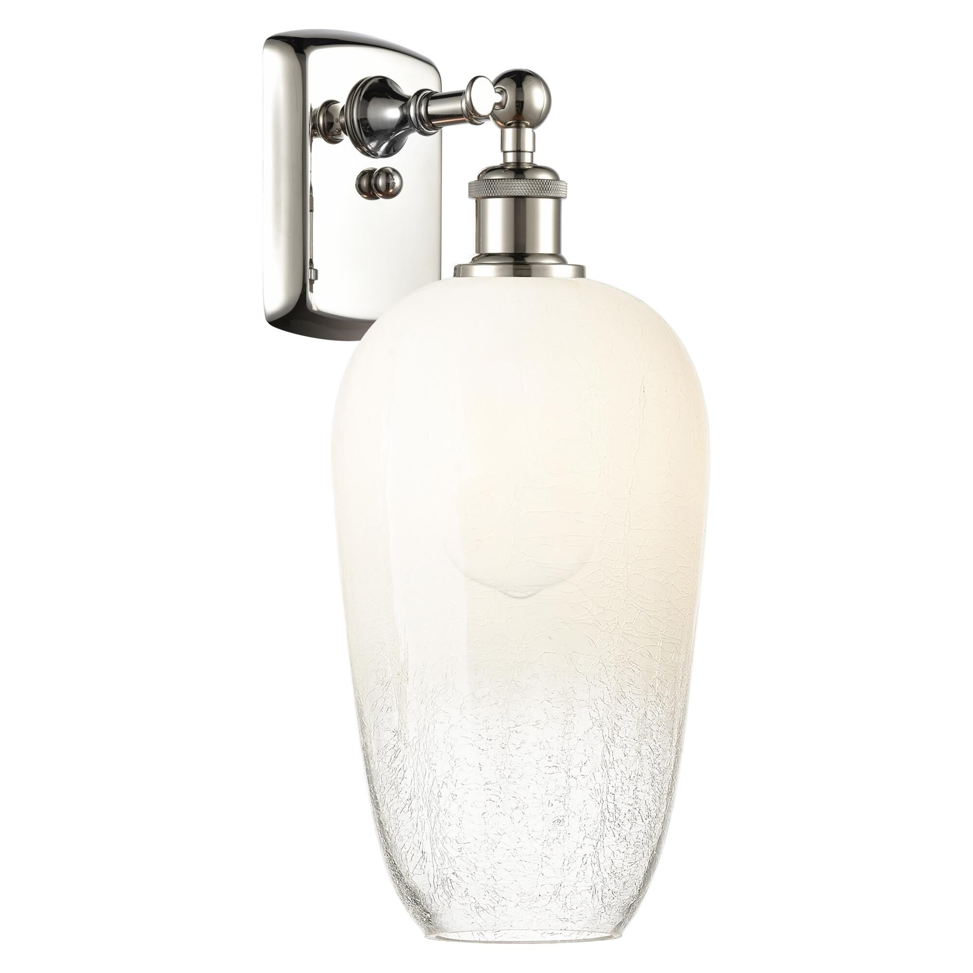 Shown in Polished Nickel finish and Opal glass