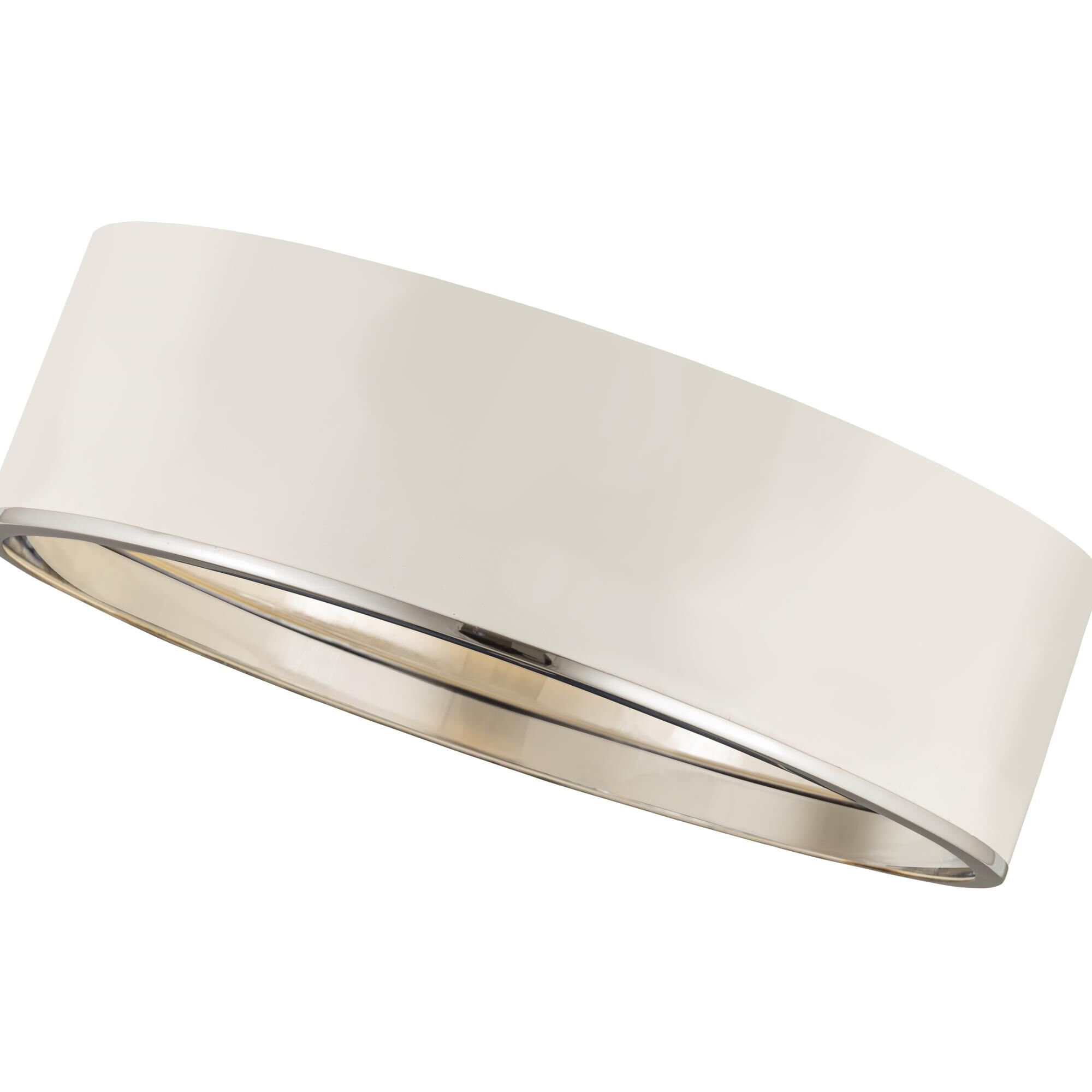 Shown in Matte White And Chrome finish and Steel glass and Steel shade