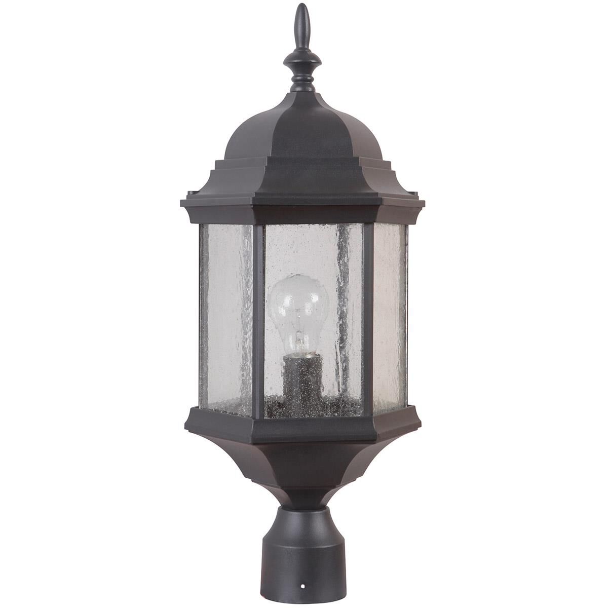 Hex Style 21 Inch Tall 1 Light Outdoor Post Lamp by Craftmade