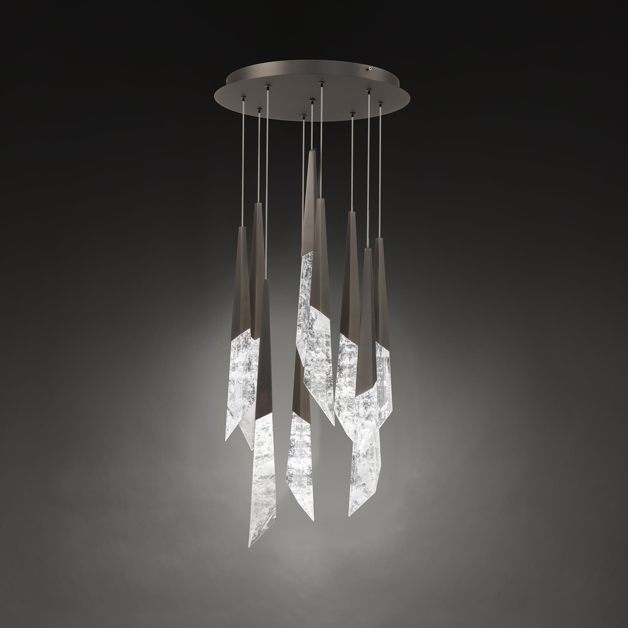 Solitude 9 Light Multi Light Pendant by Schonbek Beyond