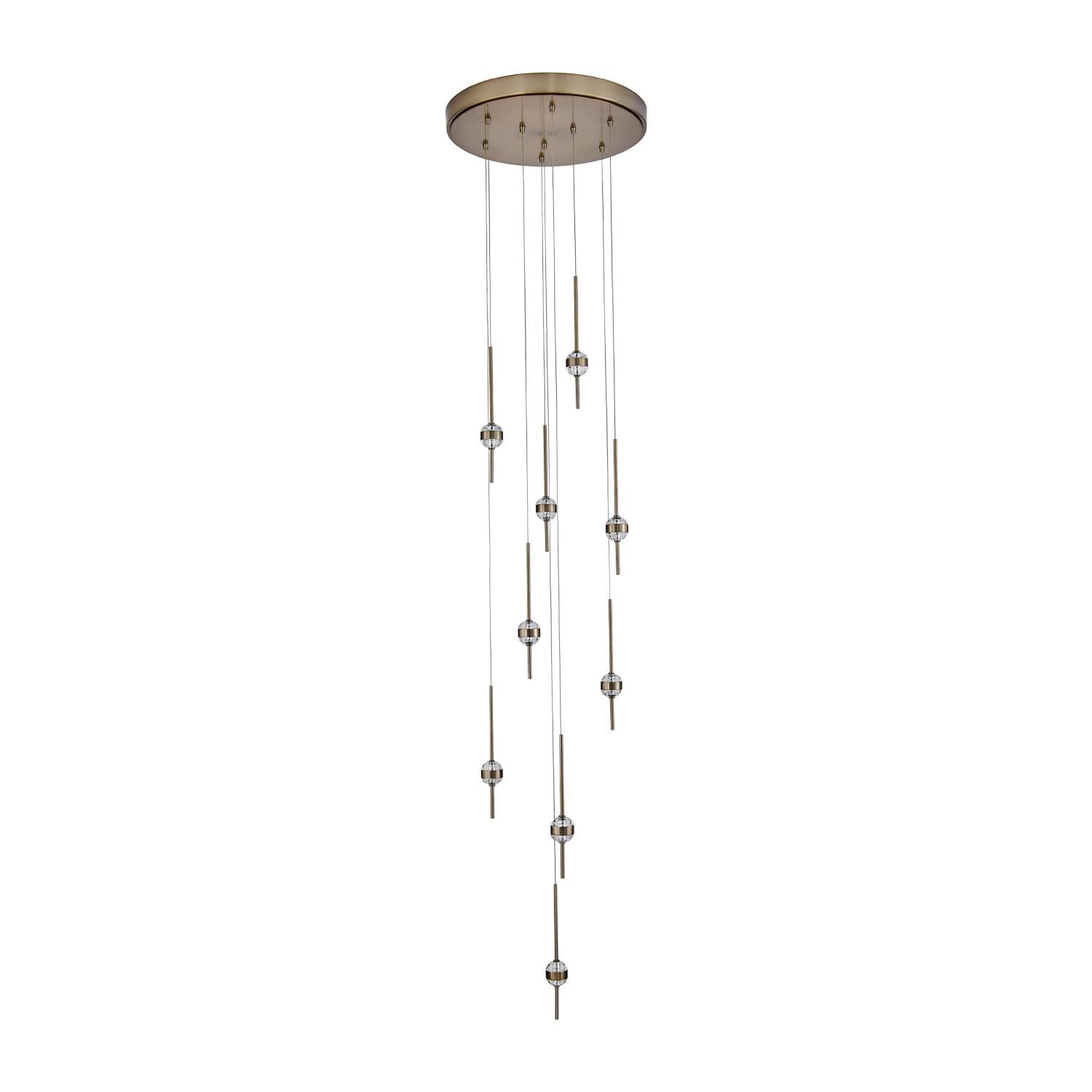 Goccia 22 Inch Mini Chandelier by Allegri