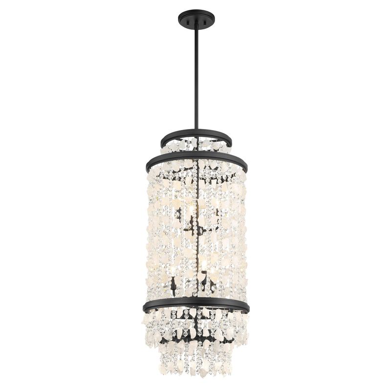 Shimmering Elegance Large Lantern Pendant by Minka Lavery