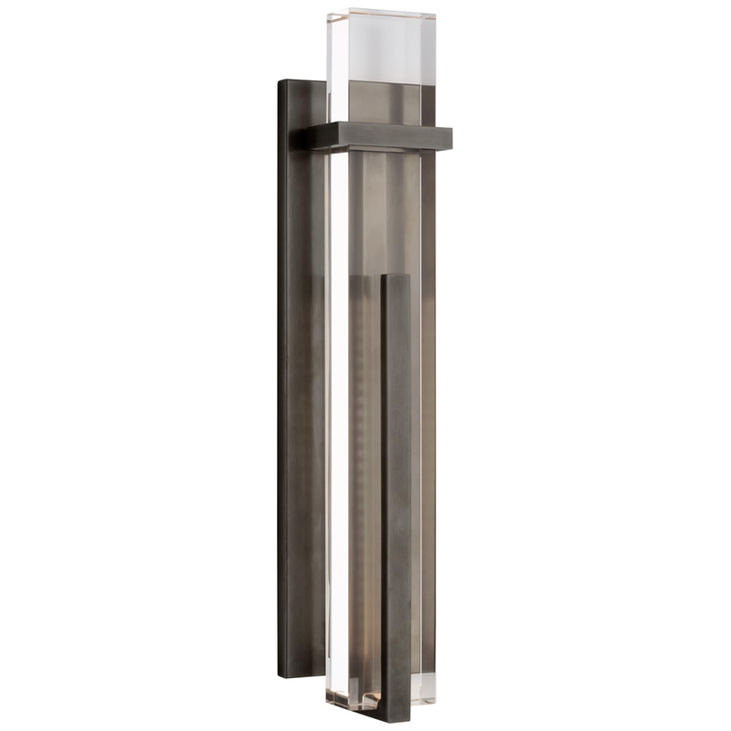 Visual Comfort Signature Collection Ian K. Fowler Malik 19 Inch LED Wall Sconce