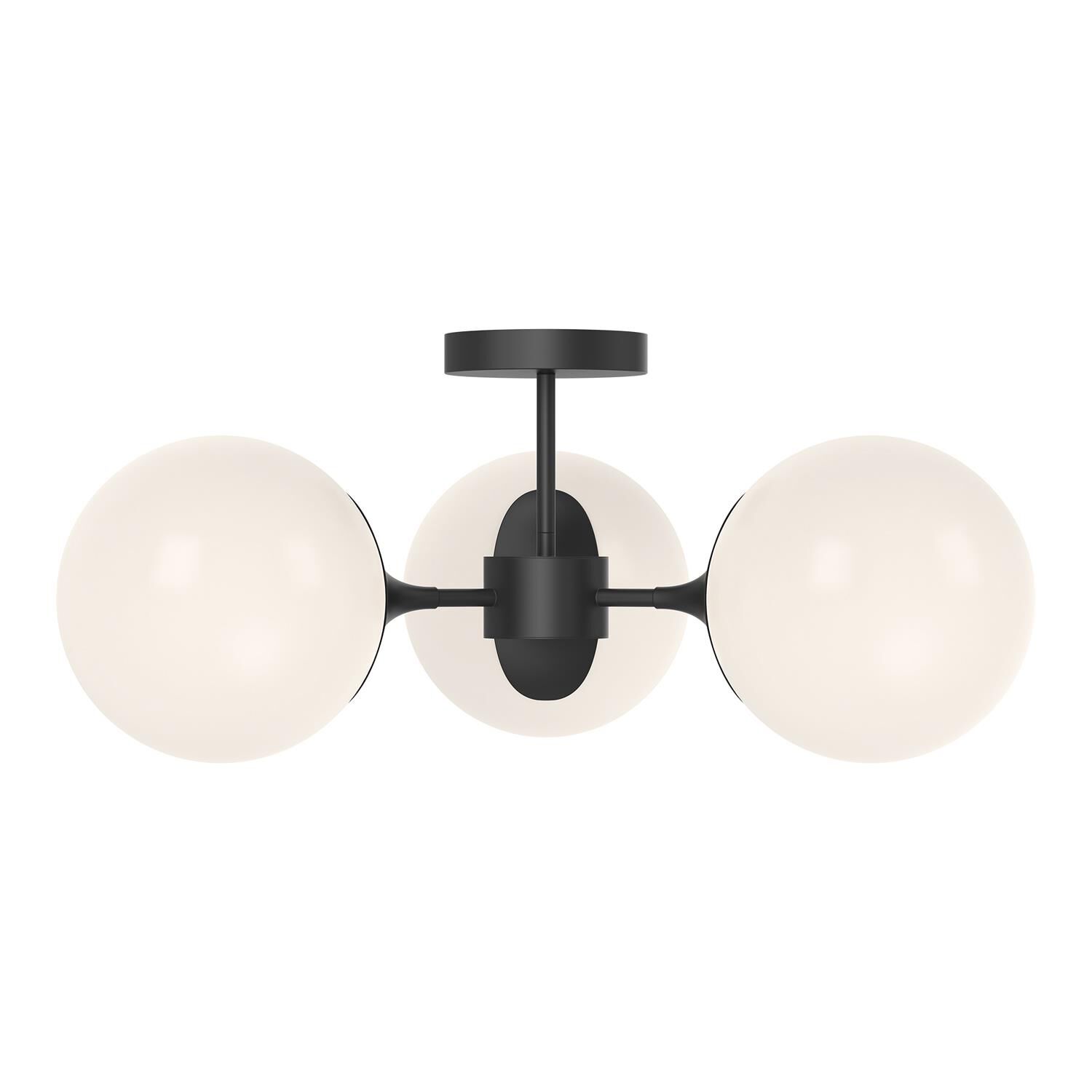 Nouveau 3 Light Semi Flush Mount by Alora Mood