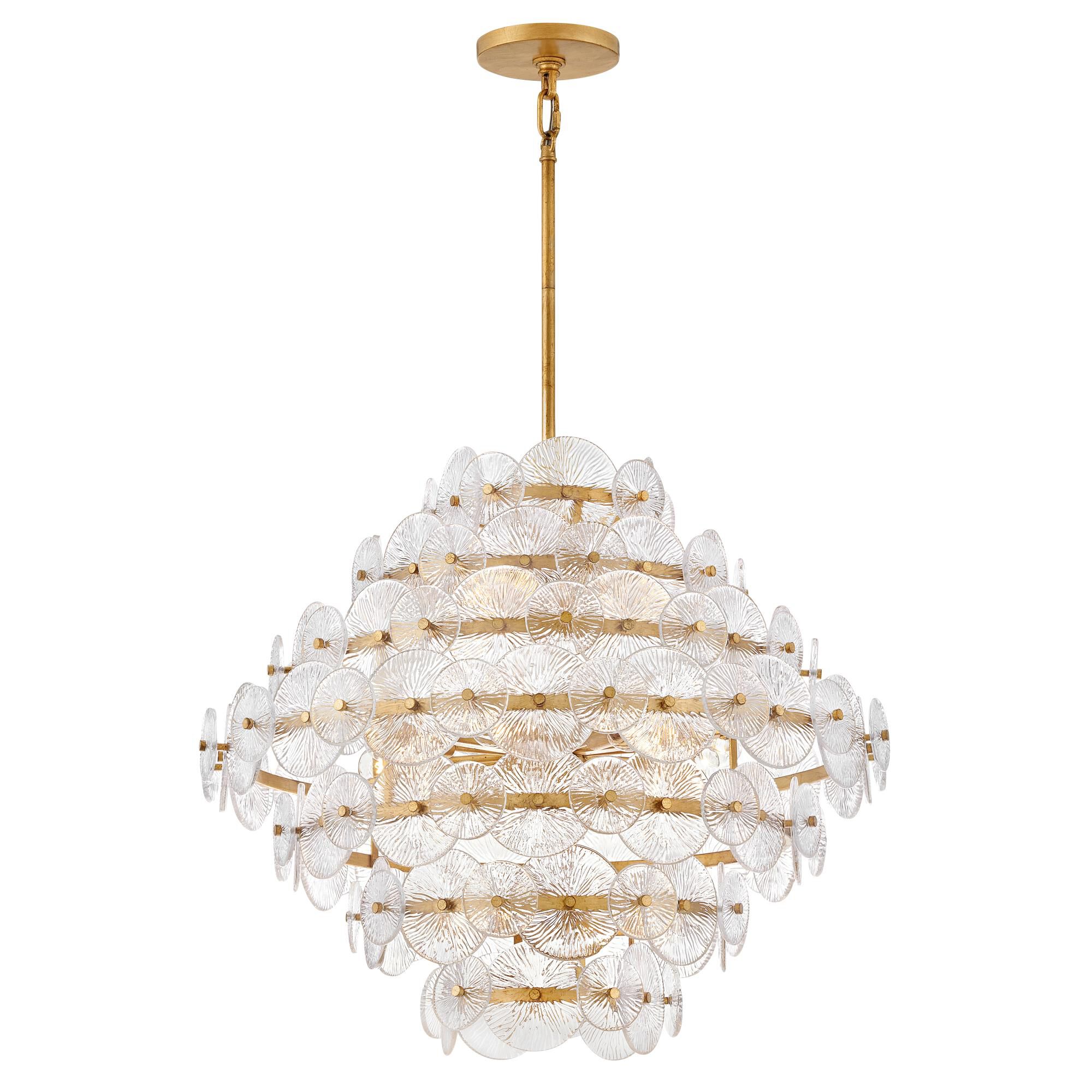 Rene 30 Inch Chandelier by Fredrick Ramond