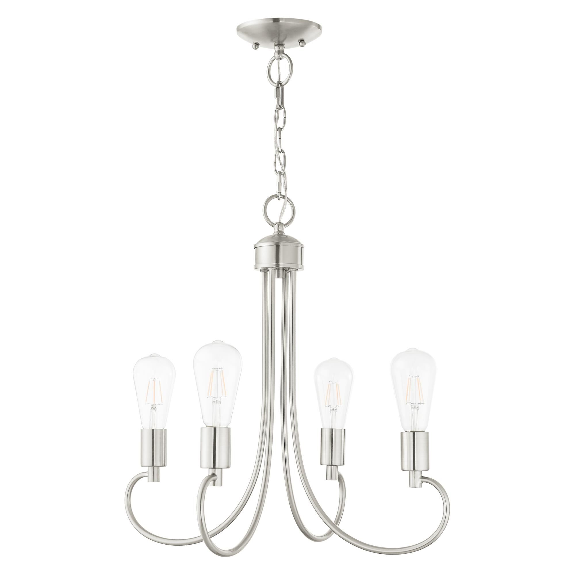 Bari 4 Light Mini Chandelier by Livex Lighting