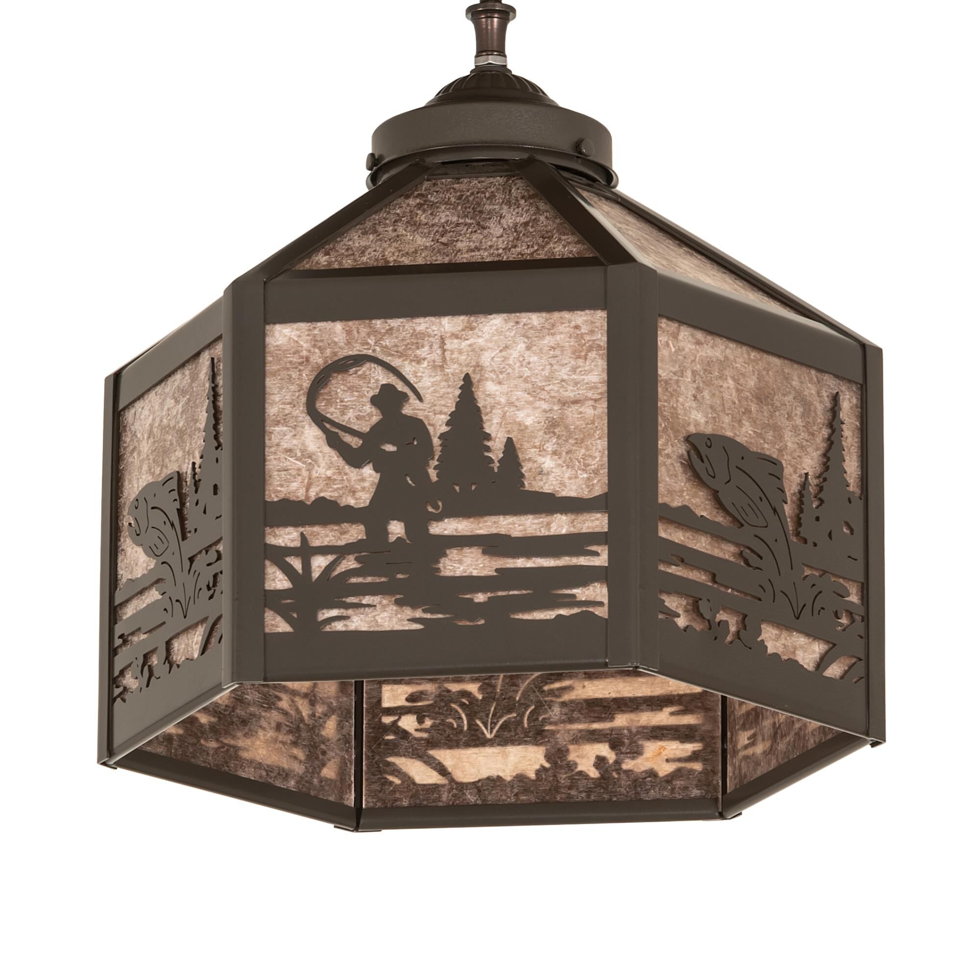 Fly Fisherman 13 Inch Fan Glass by Meyda Lighting