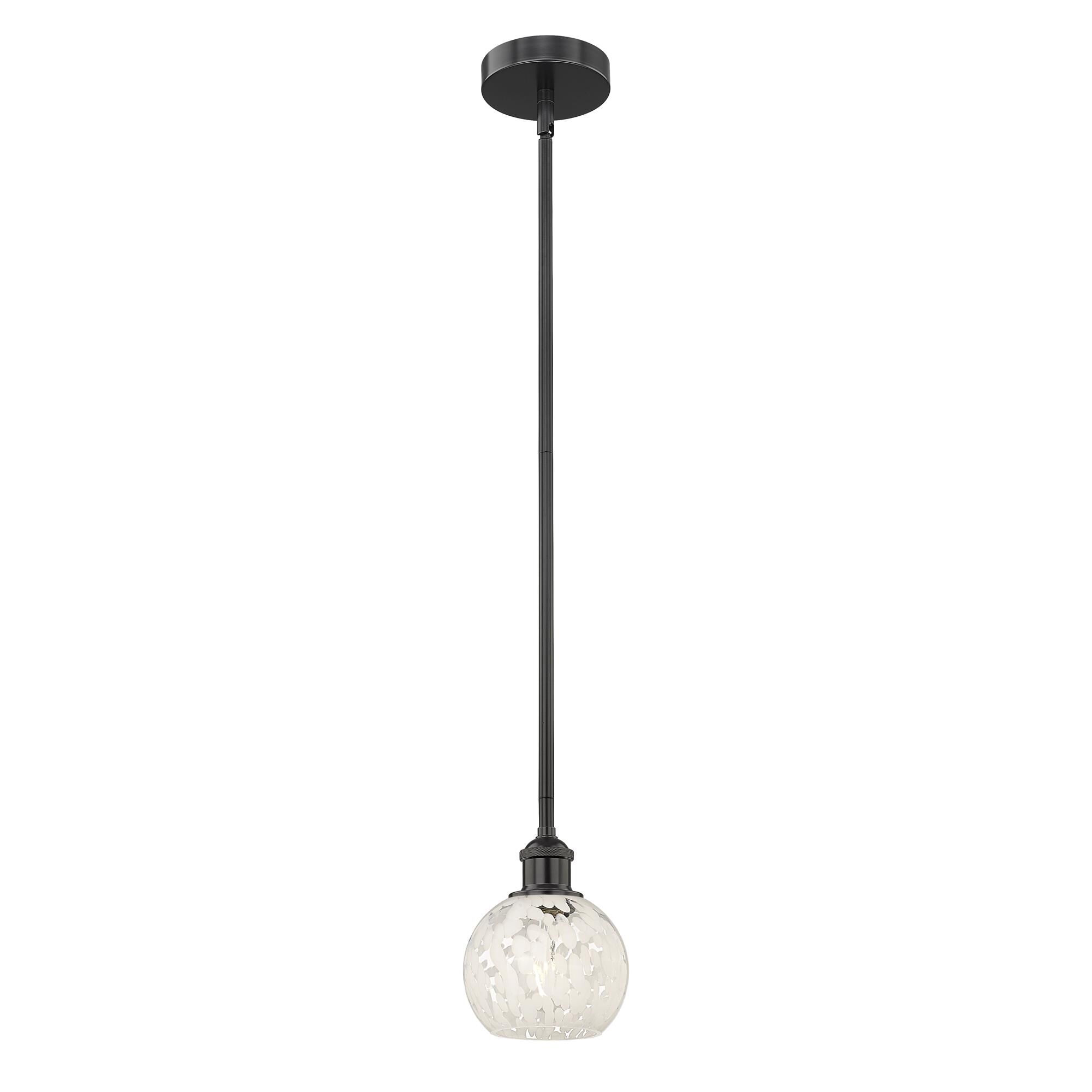 Bruno Marashlian White Mouchette 6 Inch Mini Pendant by Innovations Lighting