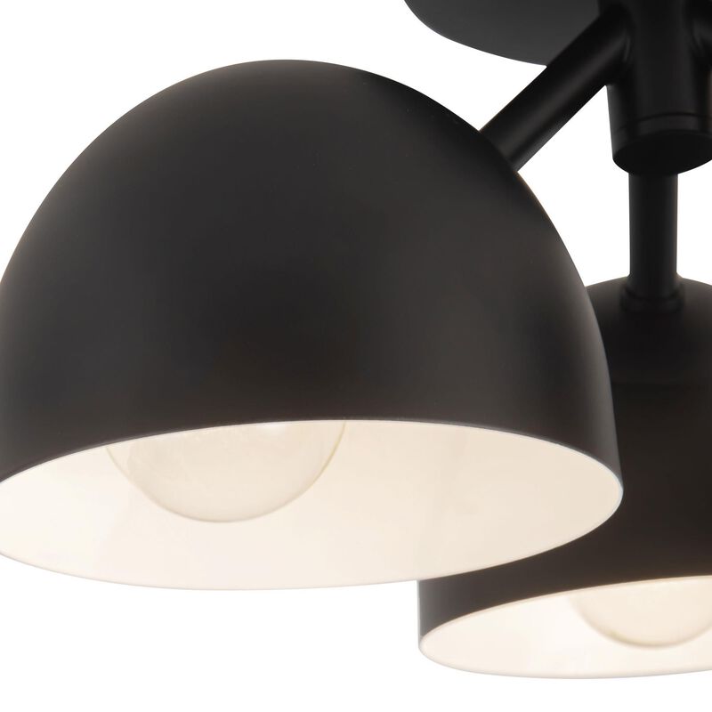Ryan Pauly Fosso 12 Inch 3 Light Semi Flush Mount by Kuzco