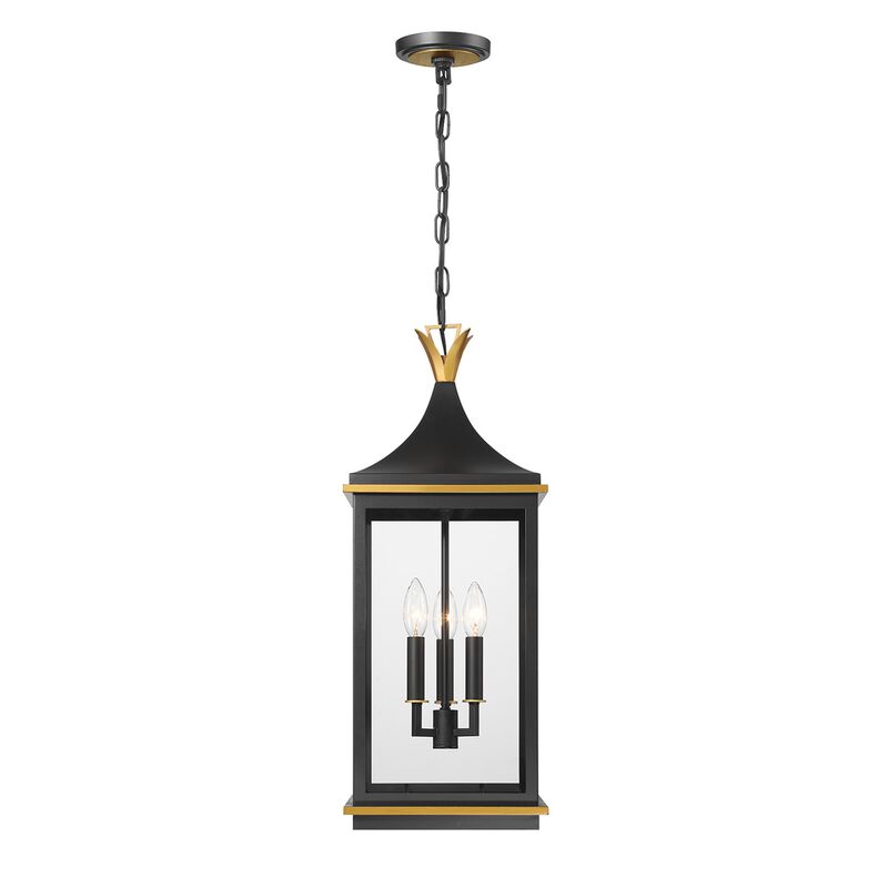 Simpson Large Outdoor Hanging Lantern by Crystorama