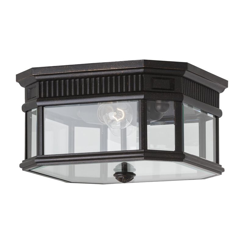 Cotswold Lane 11 Inch 2 Light Outdoor Flush Mount by Generation Lighting