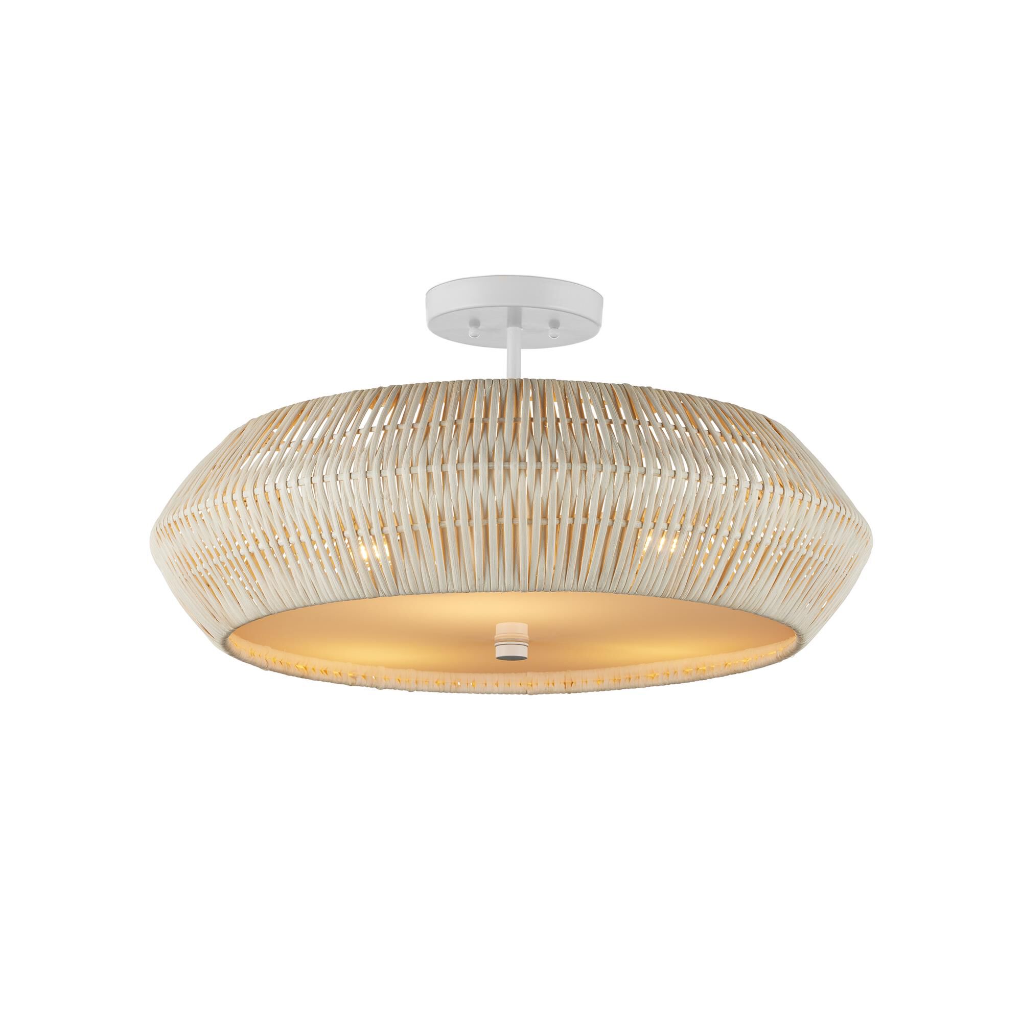 Antibes 24 Inch Semi Flush Mount,