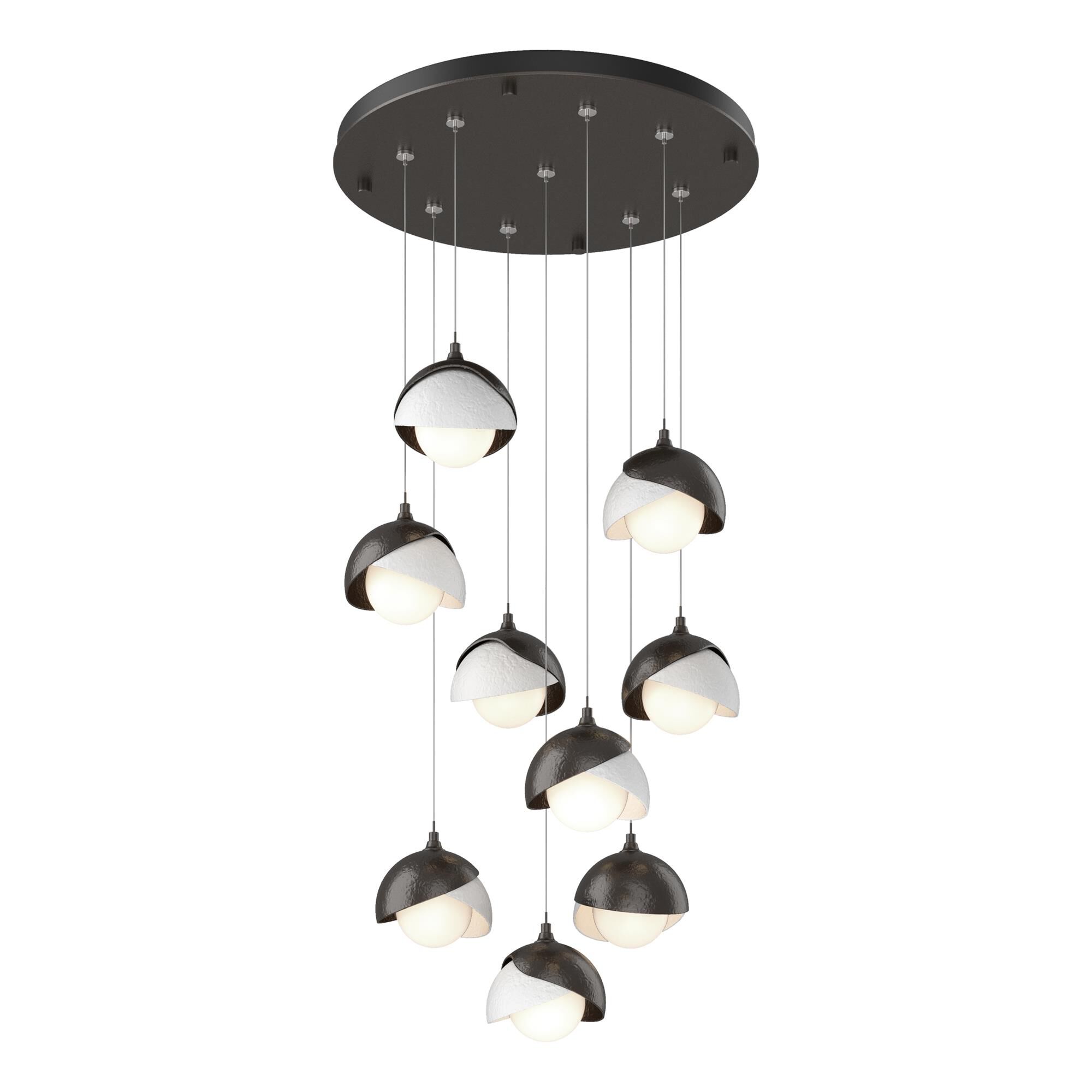Shown in Oil Rubbed Bronze finish and Opal glass