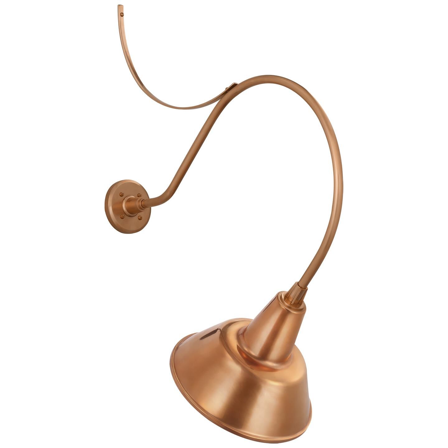 Shown in Soft Copper finish and Copper shade