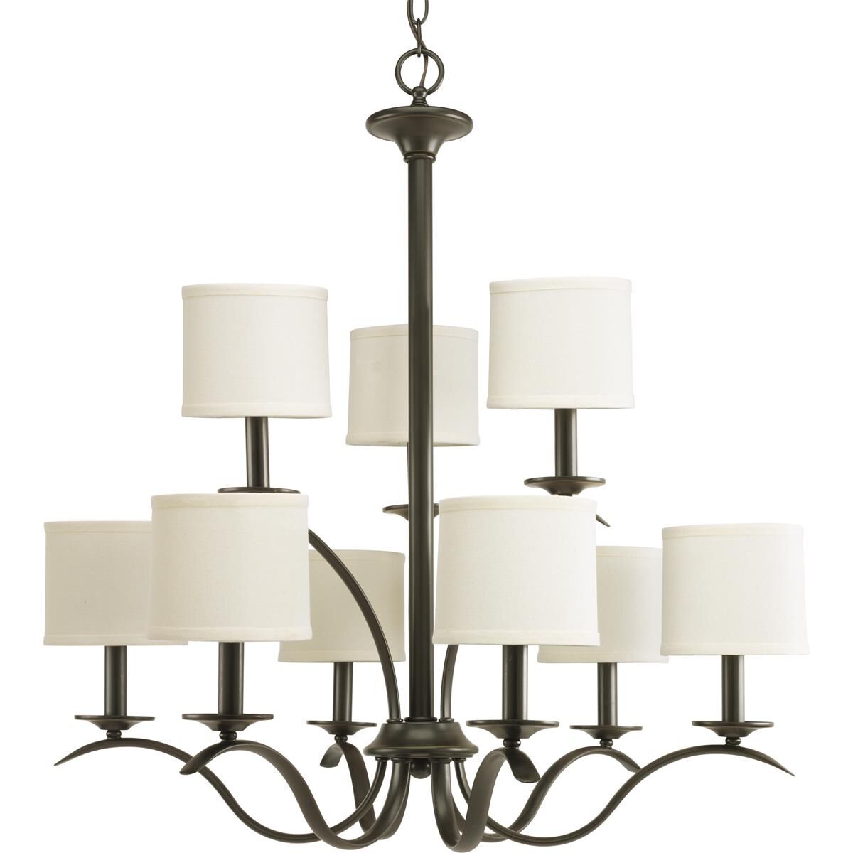 Inspire 29 Inch 9 Light Chandelier by Progress Lighting