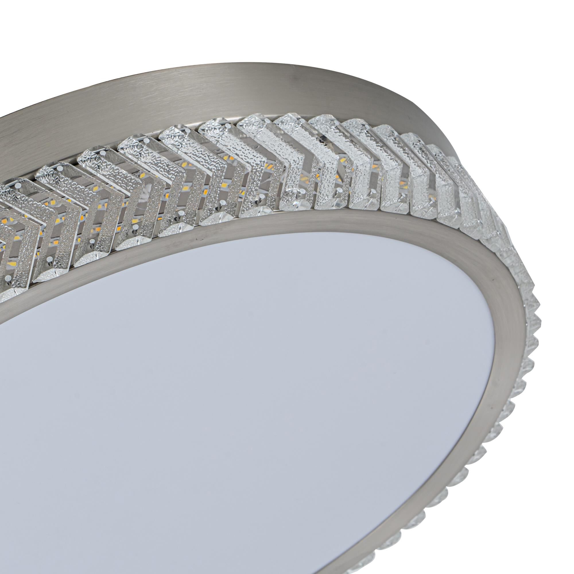 Shown in Brushed Nickel finish