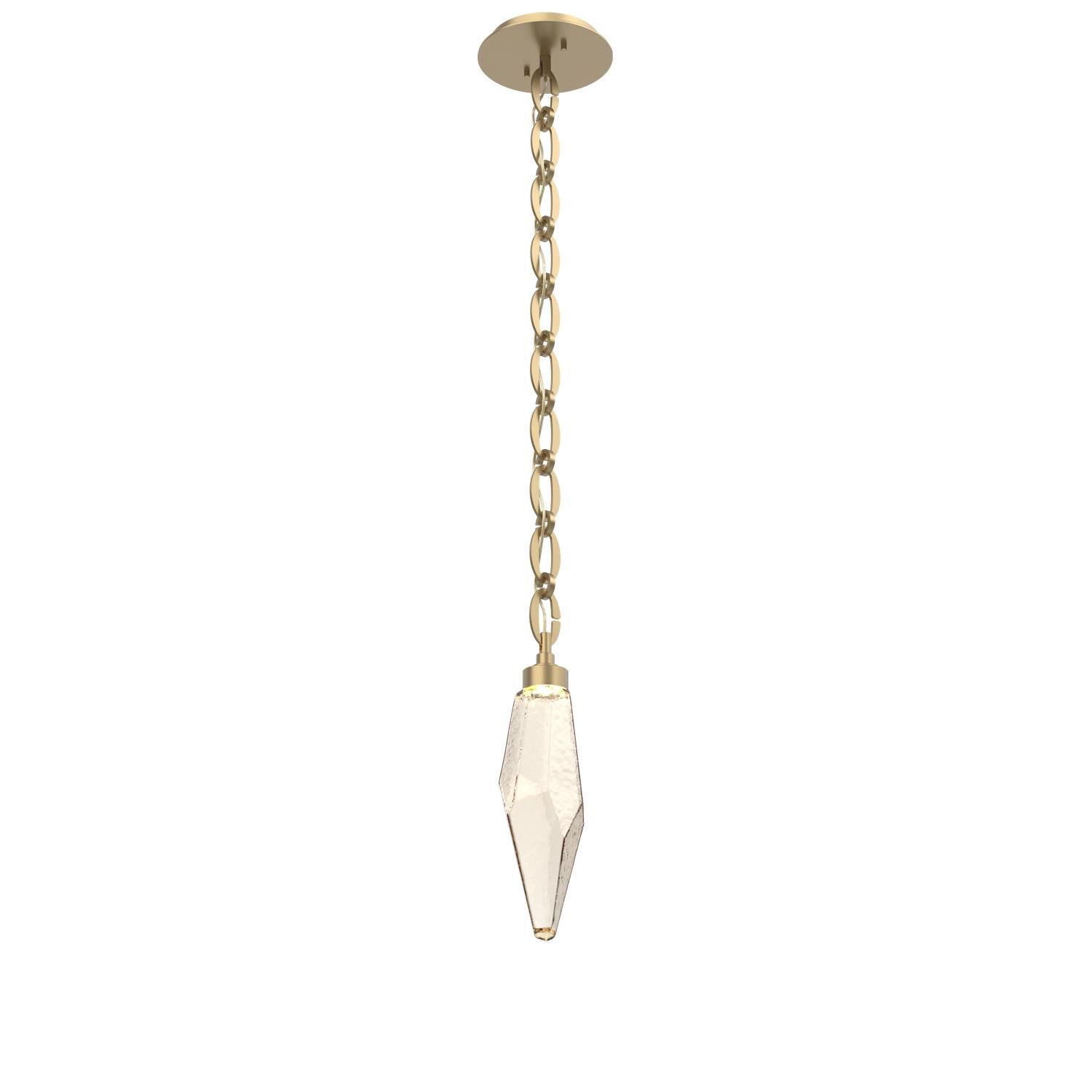 Levi Wilson Rock Crystal 6 Inch Mini Pendant by Hammerton Studio