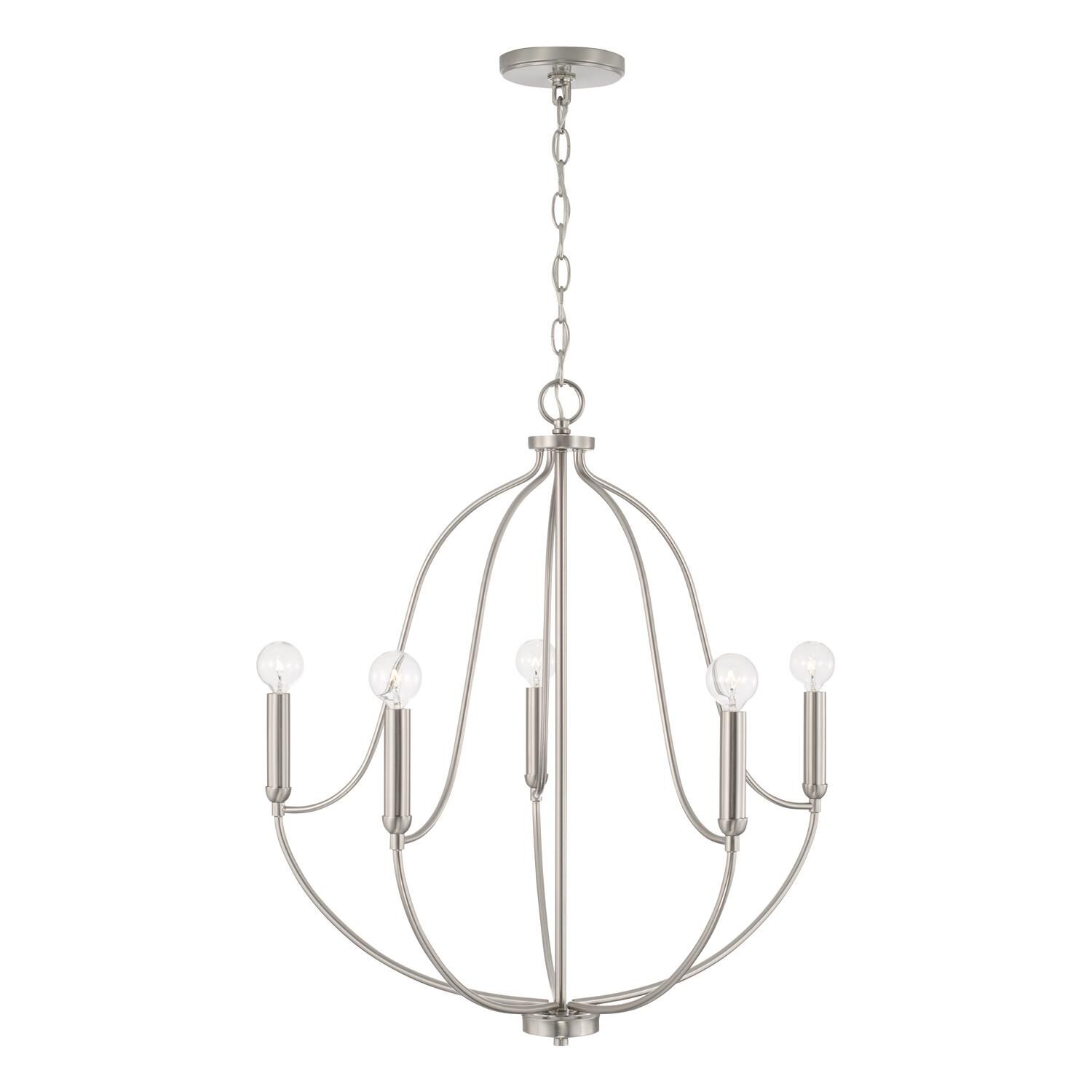 Madison 25 Inch 5 Light Chandelier by Homeplace by Capital Lighting Fixture Company