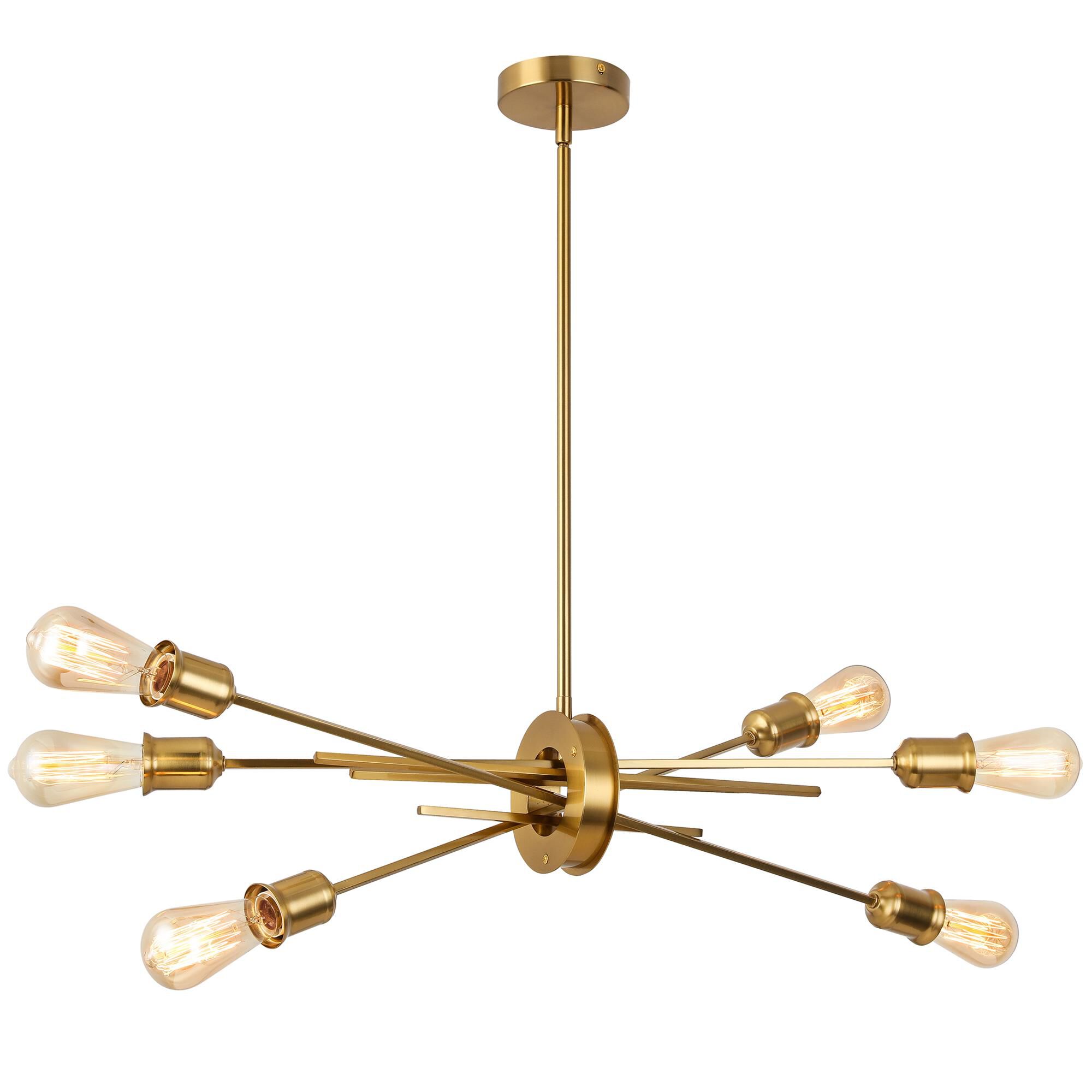 Nebraska 32 Inch 6 Light LED Chandelier by Dainolite