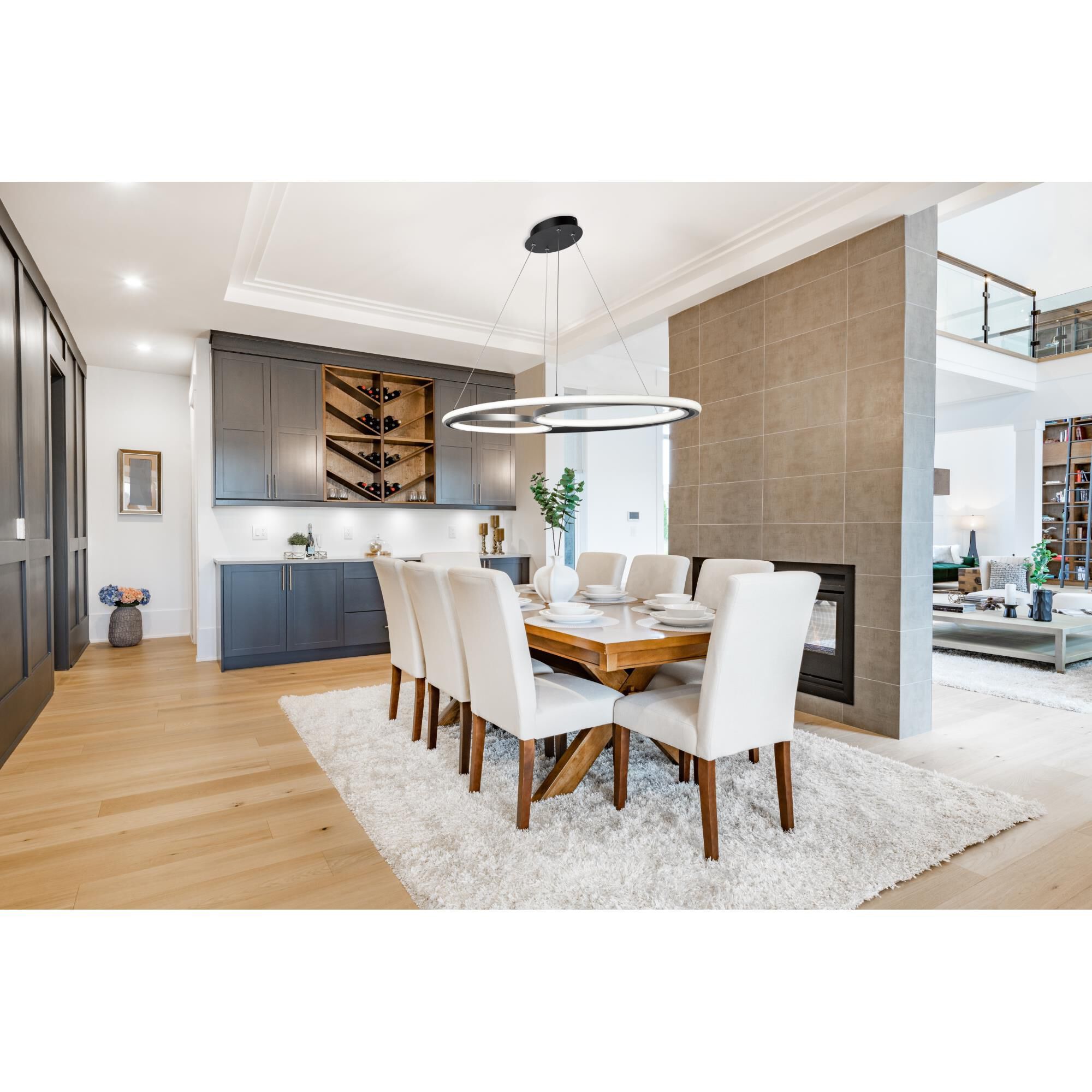 Artcraft Gemini 23 Inch LED Large Pendant