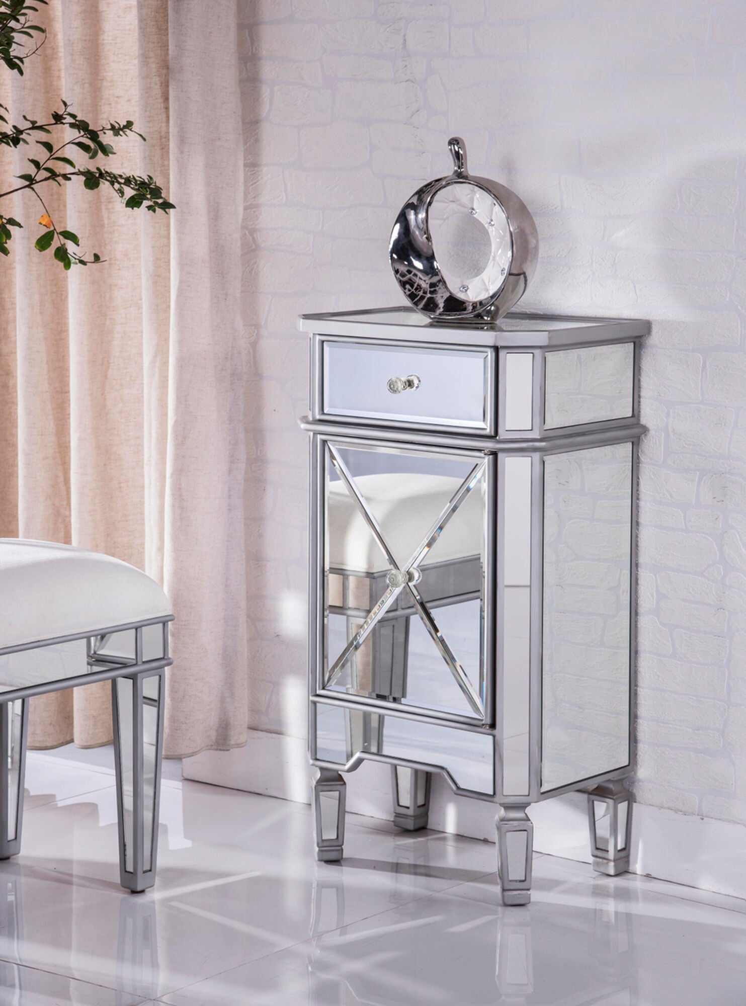 Shown in Hand Rubbed Antique Silver finish