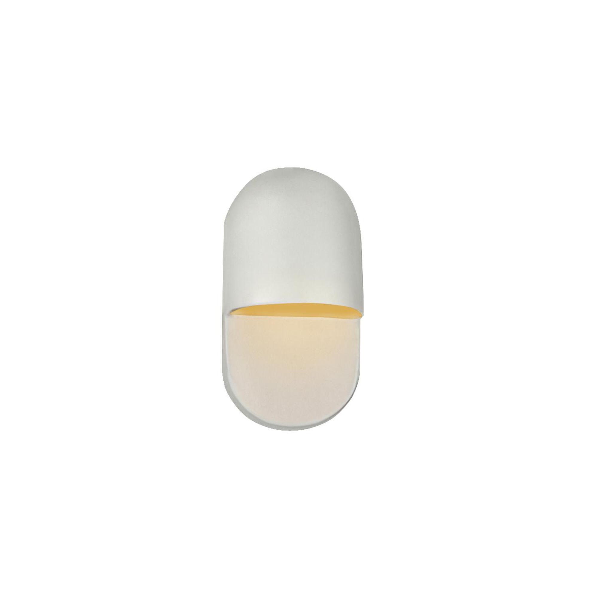 Shown in Matte White with Champagne Gold Internal Finish finish and Matte White With Champagne Gold Internal Finish shade