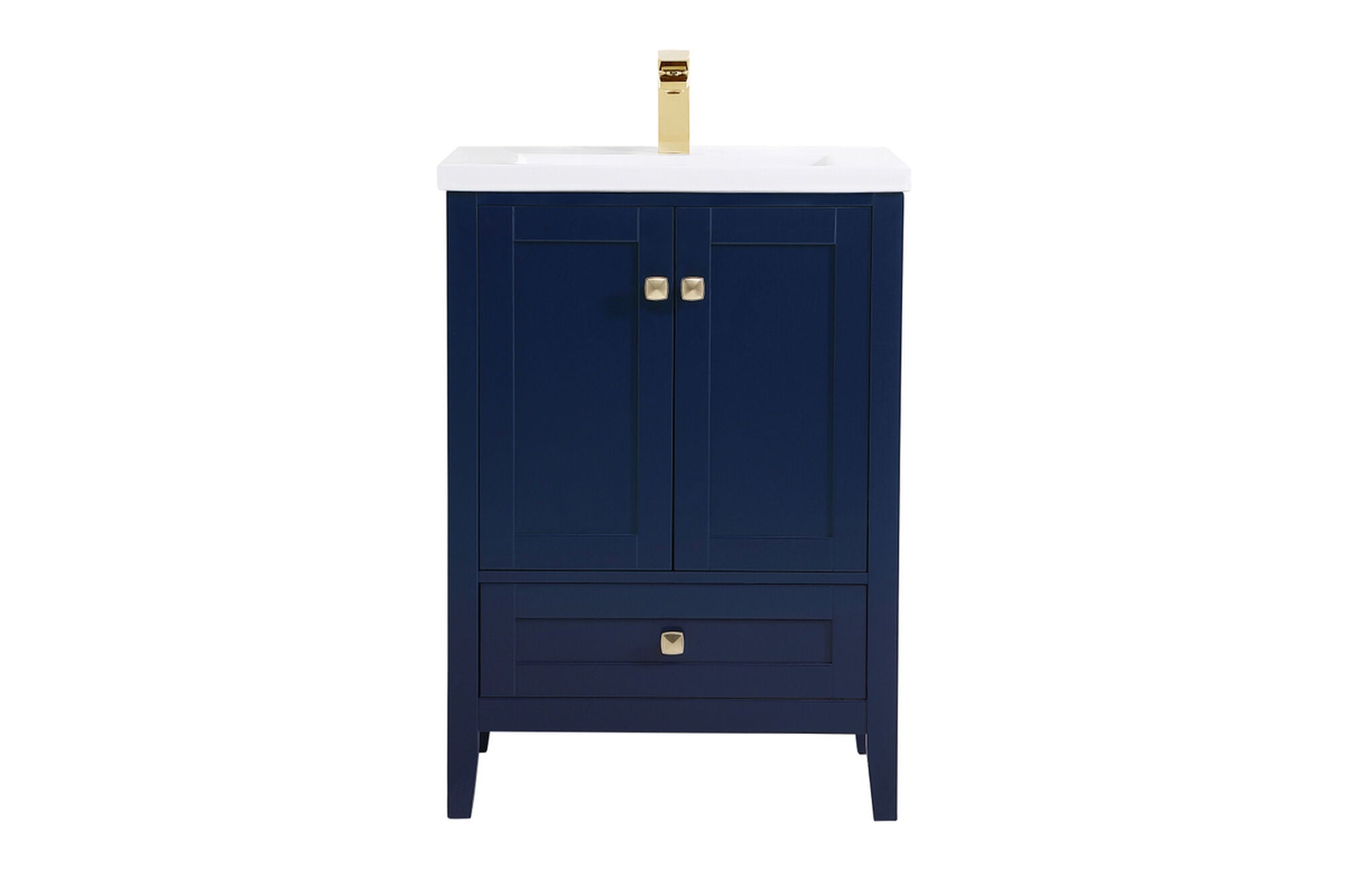 Aqua 24 Inch Bath Vanity Cabinet,