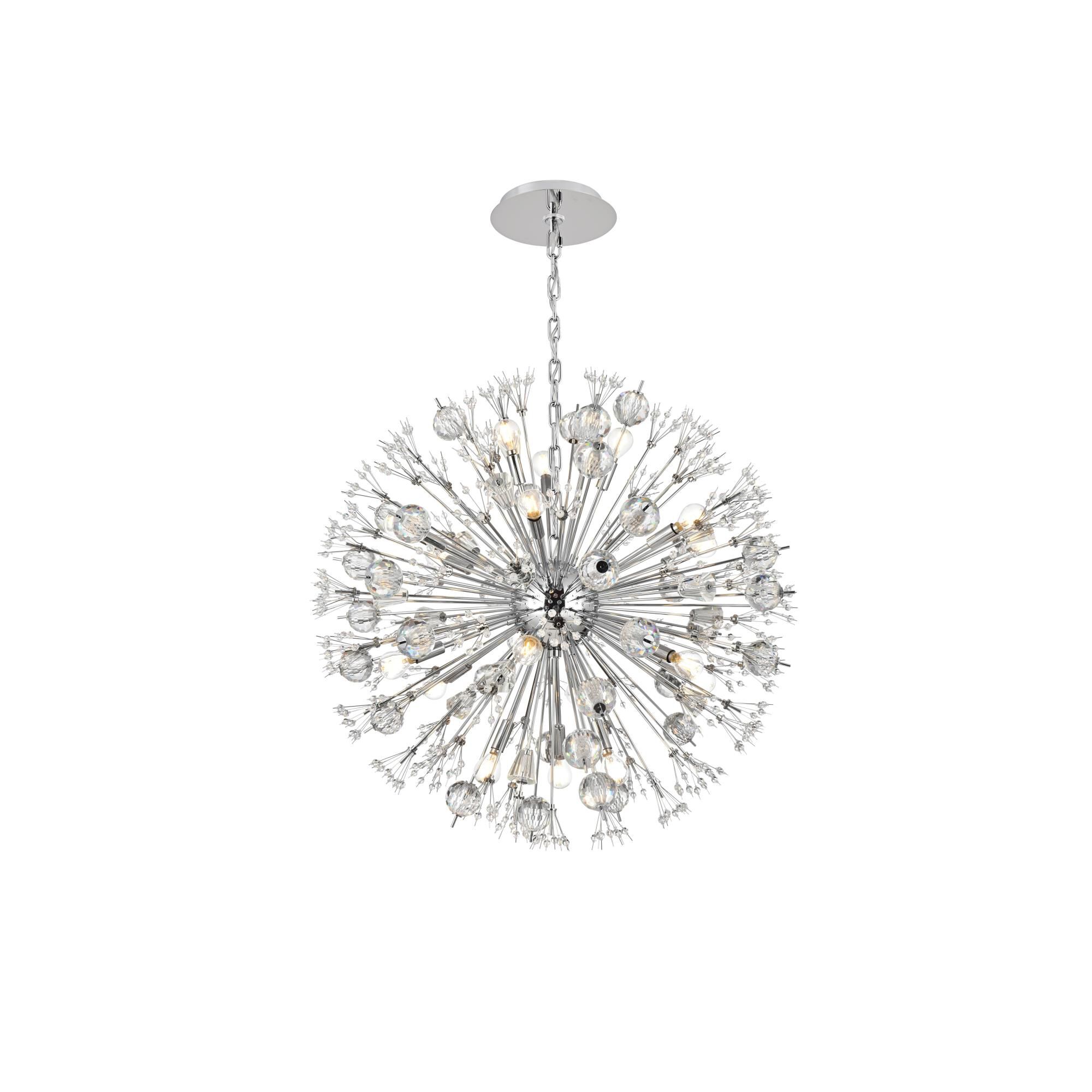 Vera 32 Inch Large Pendant by Elegant Lighting
