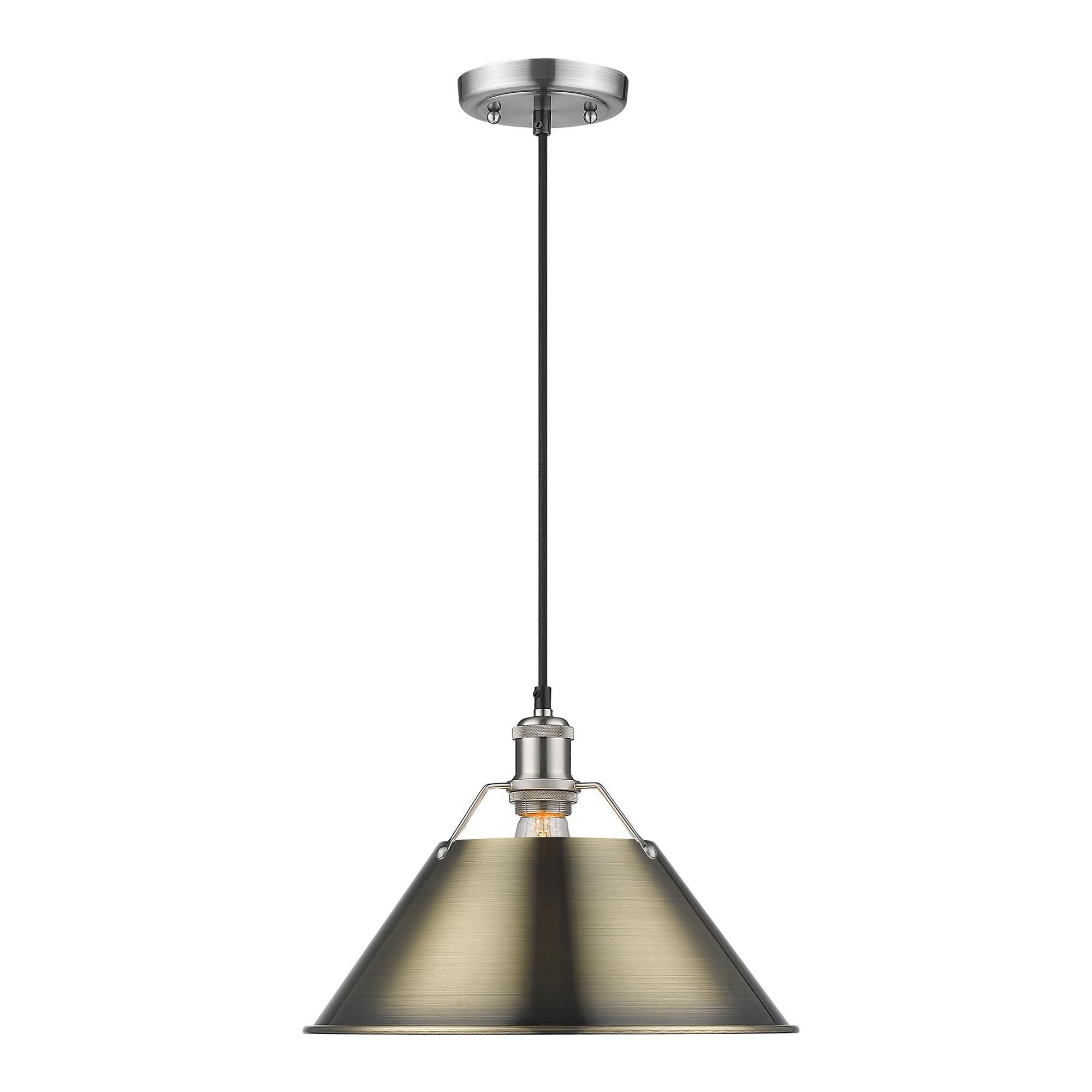 Orwell 14 Inch Large Pendant by Golden Lighting