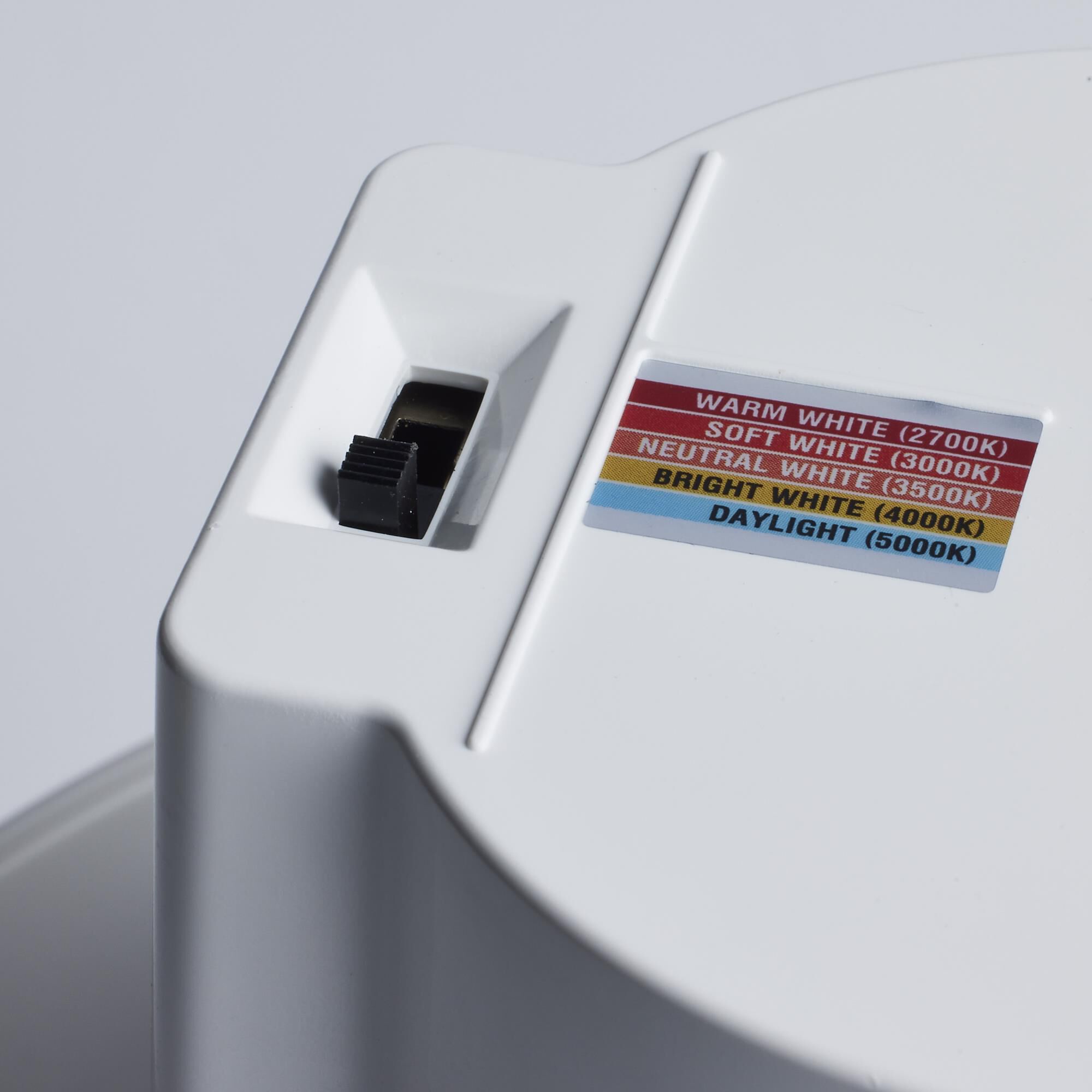 Shown in White finish