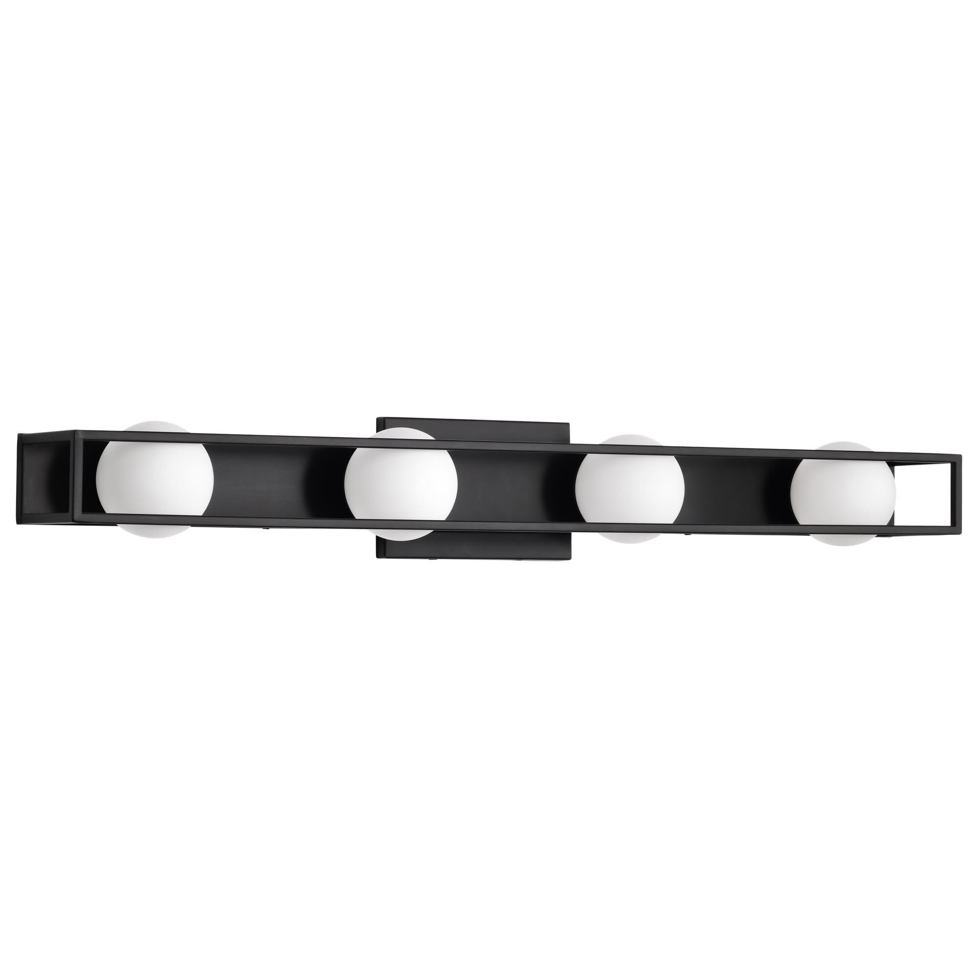 Shown in Matte Black finish and Frost glass