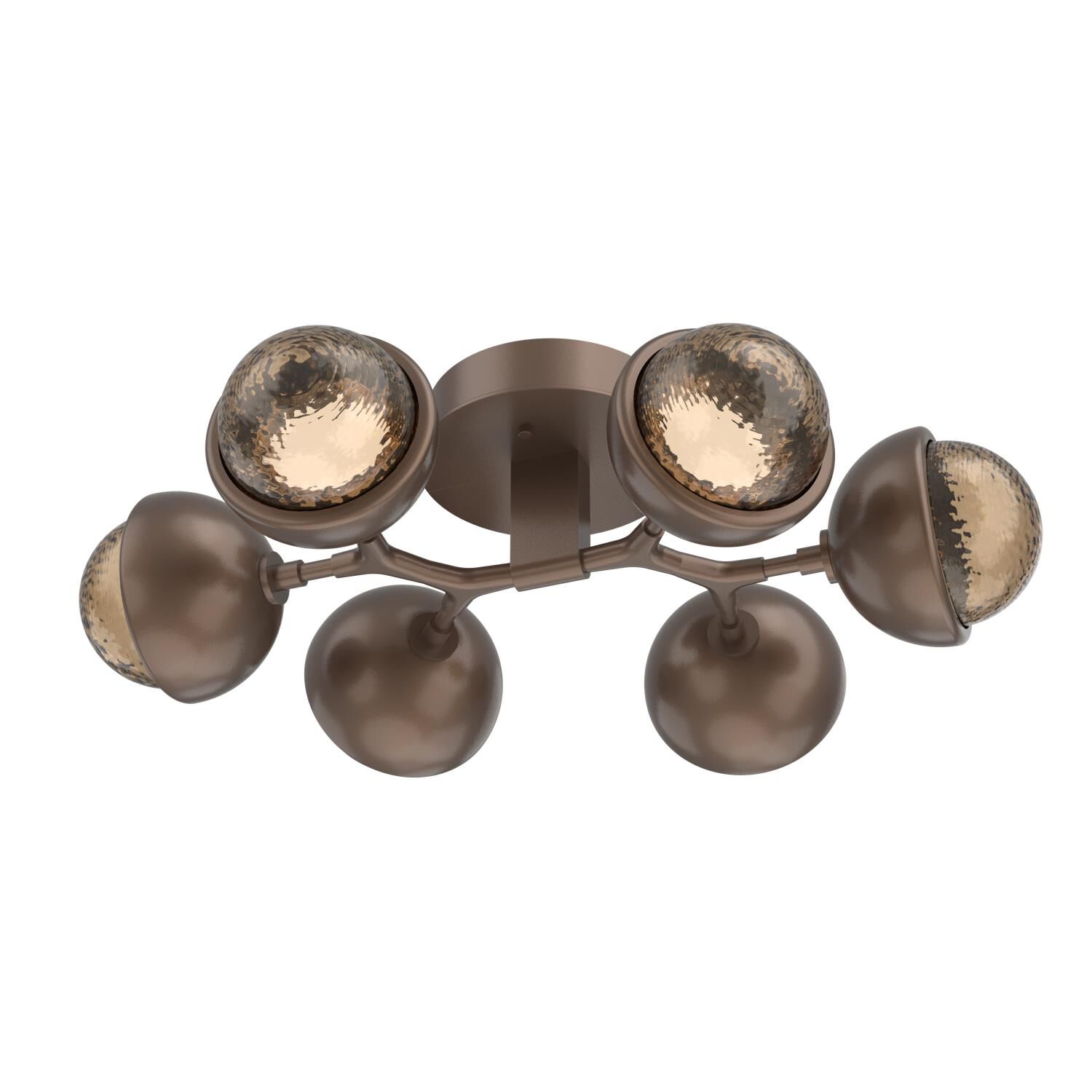 Shown in Burnished Bronze finish and Bronze glass and Metal Shade Matching Finish accent