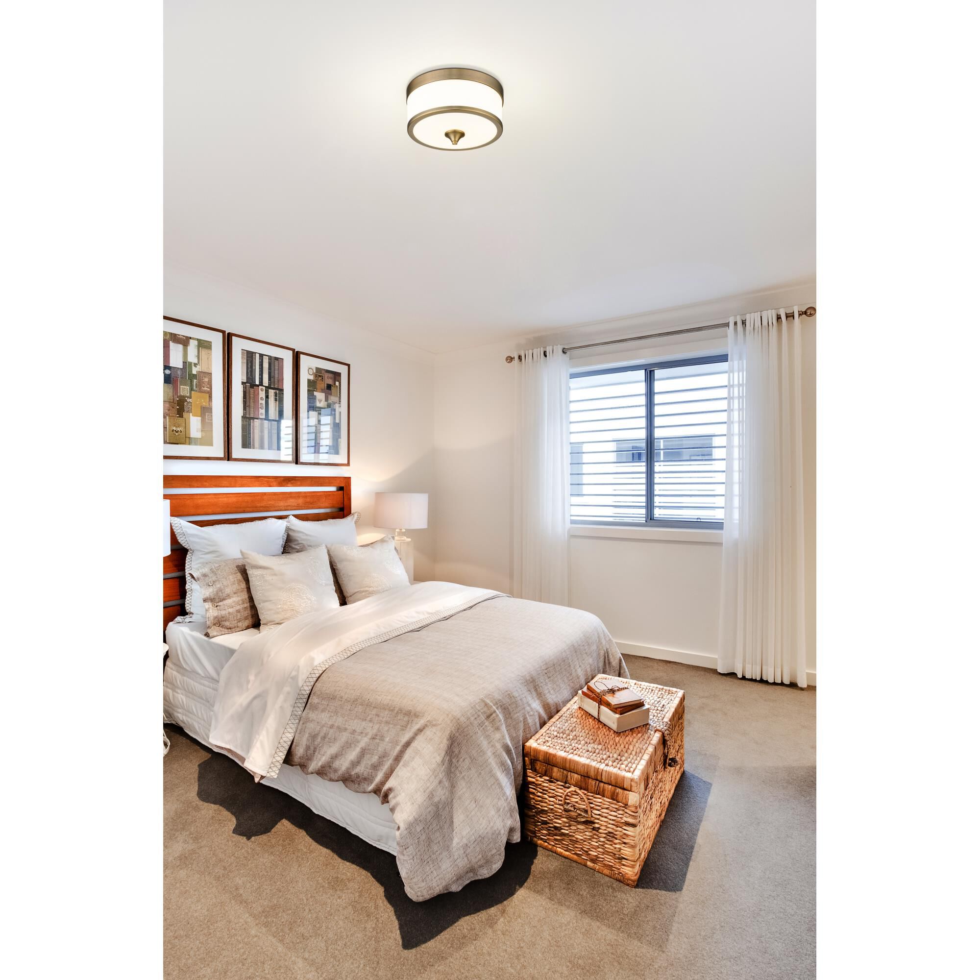 Cosmopolitan 13 Inch 3 Light Flush Mount by Z-Lite