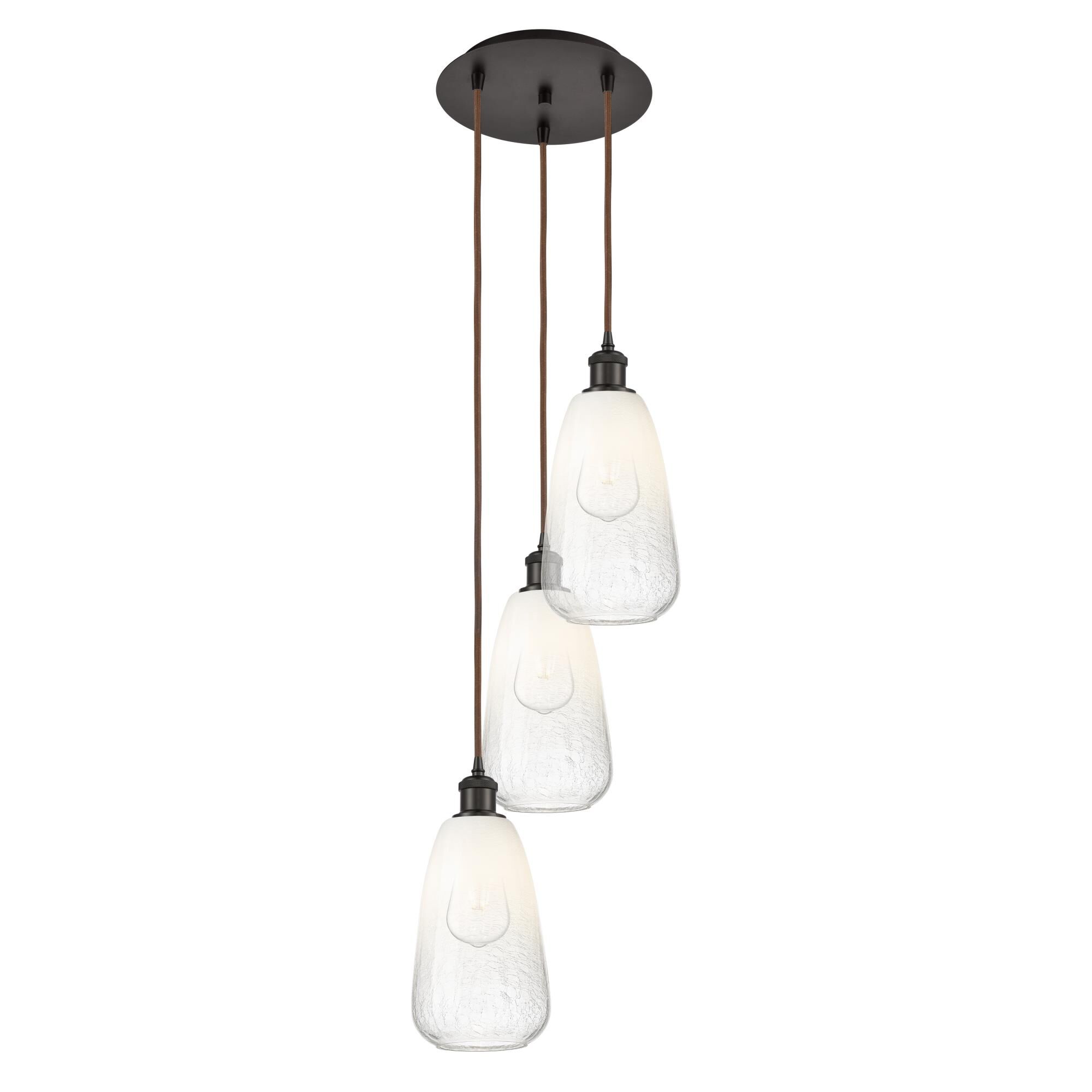 Bruno Marashlian Brookhaven Almond 13 Inch Multi Light Pendant by Innovations Lighting